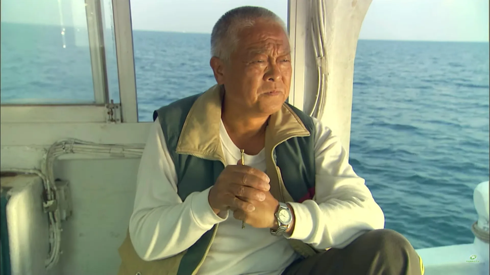 唐川以《討海人》一劇榮獲第45屆金鐘獎迷你劇集最佳男主角。翻攝客家電視台《討海人》