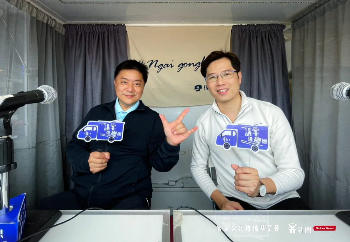 蘭陽農業發展基金會 許名輝副執行長上講客號訪問。宋涵葳攝。