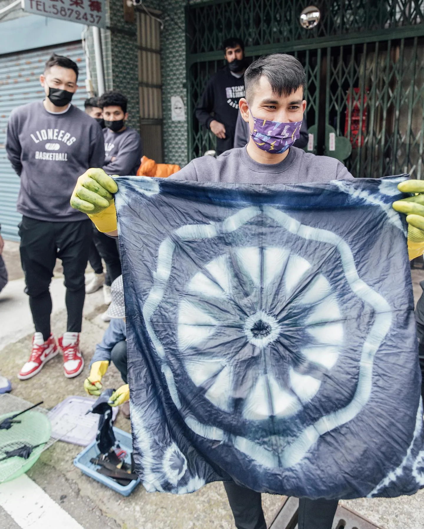 這圖案非常漂亮。圖片/新竹攻城獅粉絲團