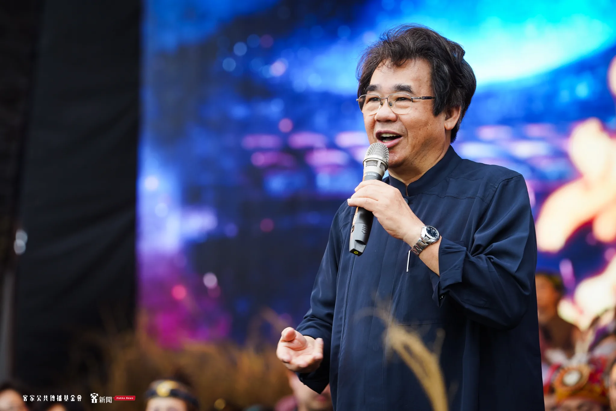 明華園總團團長陳勝福。宋佩遙攝。