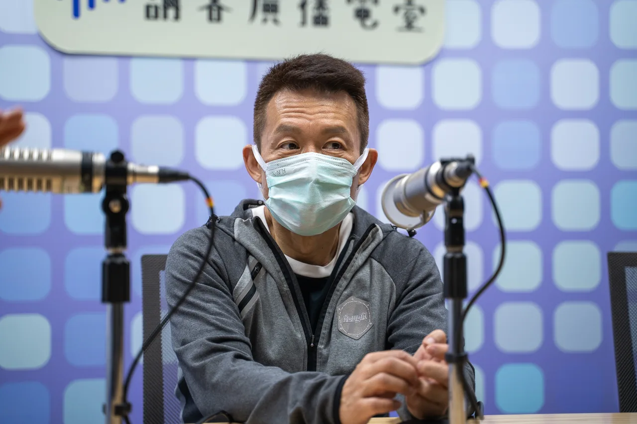 郭子乾說，《步月火燒》敘述六堆三百年歷史，義勇青年展現「不見得打得贏，但是精神不能輸」的精神。范修語攝