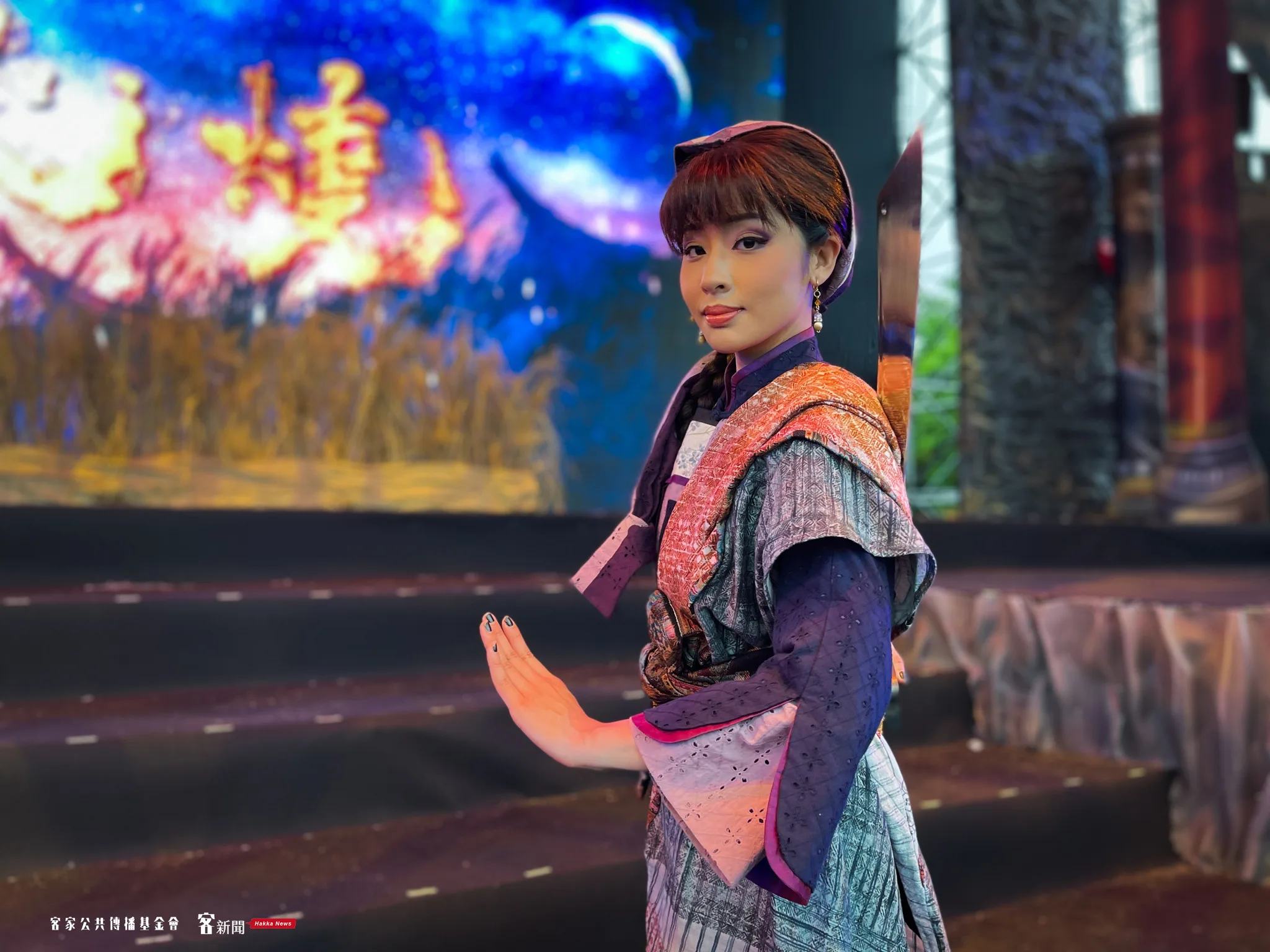 《步月．火燒》吳侑函飾演鍾德妹。宋佩遙攝。