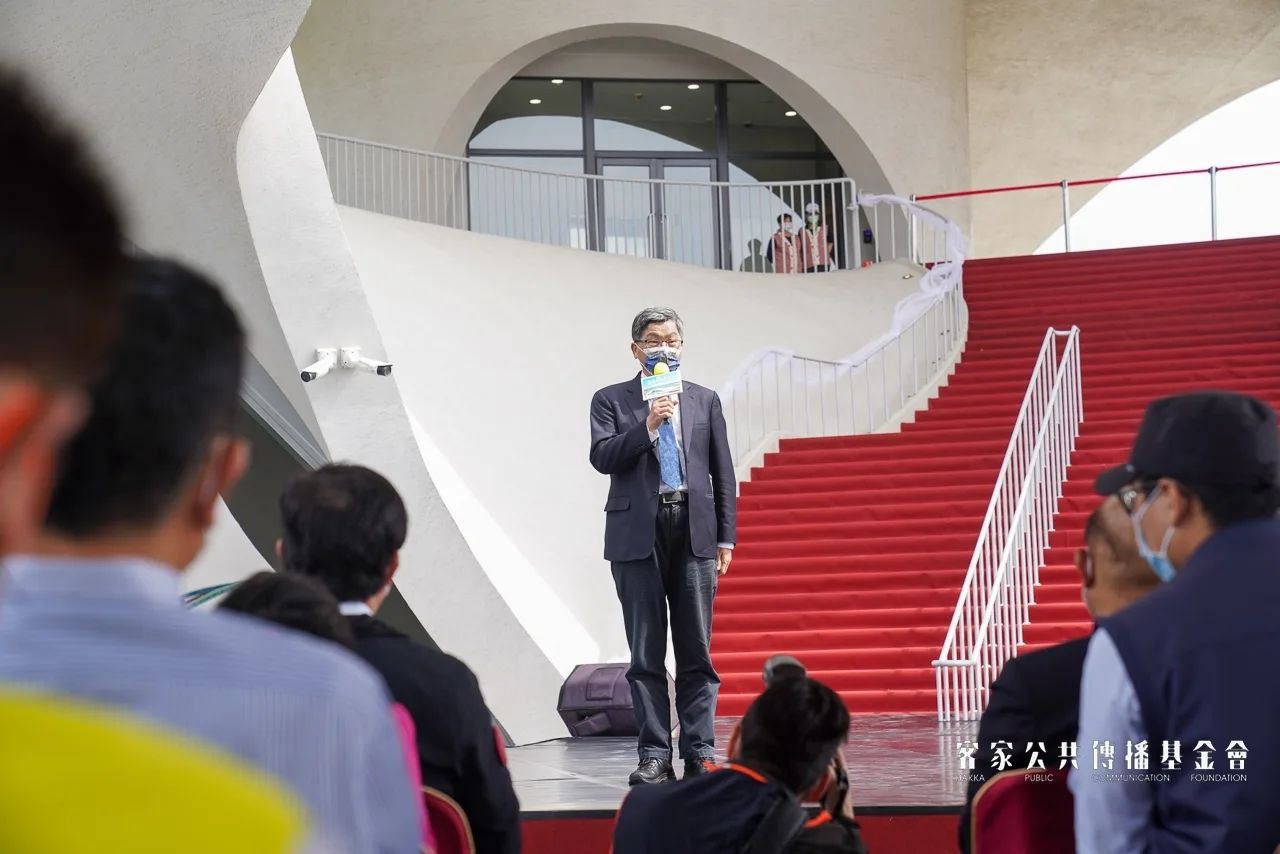 客委會主委楊長鎮推動永安海螺文化體驗園區的誕生。范修語攝