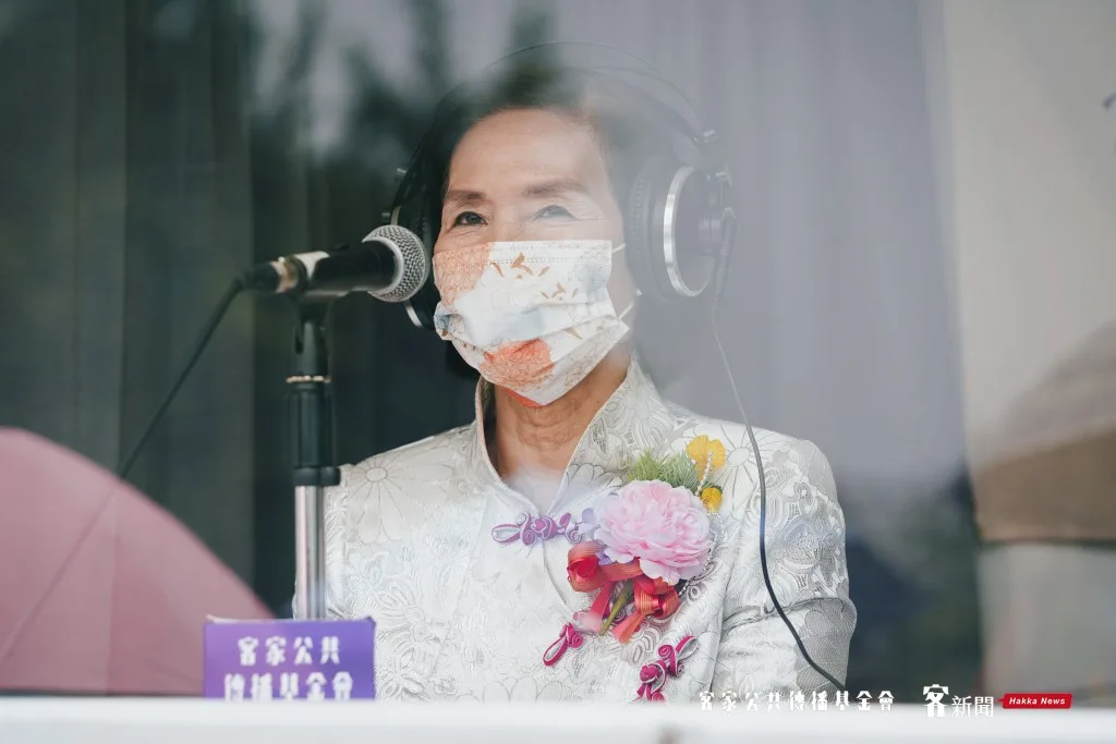 宜蘭縣長林姿妙上講客號接受專訪。宋佩遙攝。