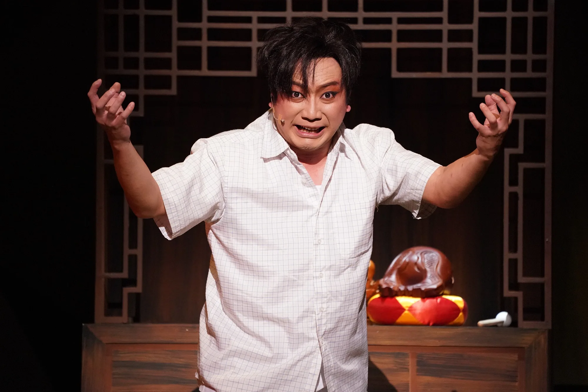 《中元的構圖》中由蘇國慶飾演歷劫歸來的阿木。<span style=