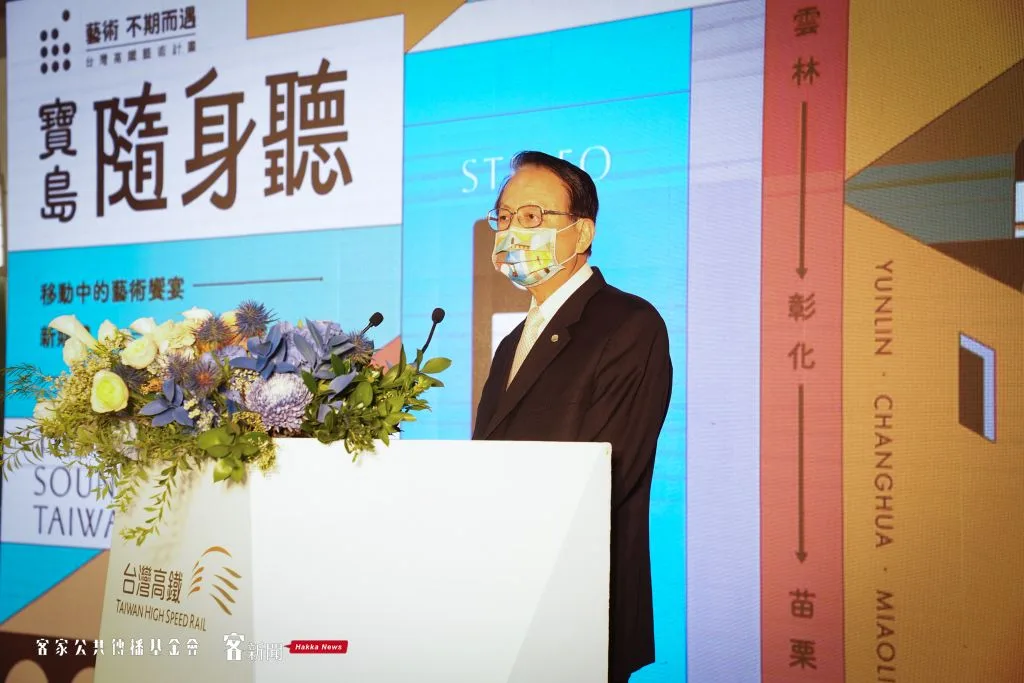 台灣高鐵公司江耀宗董事長。宋佩遙攝。