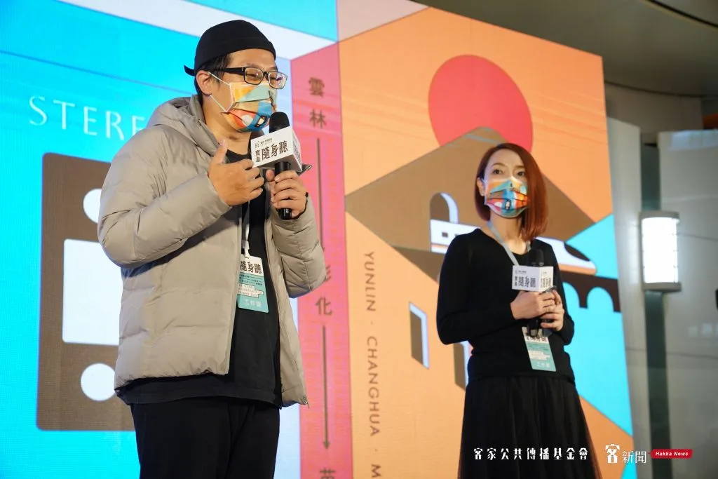 左起音樂總監柯智豪、藝術總監陳怡潔陳怡潔。宋佩遙攝。