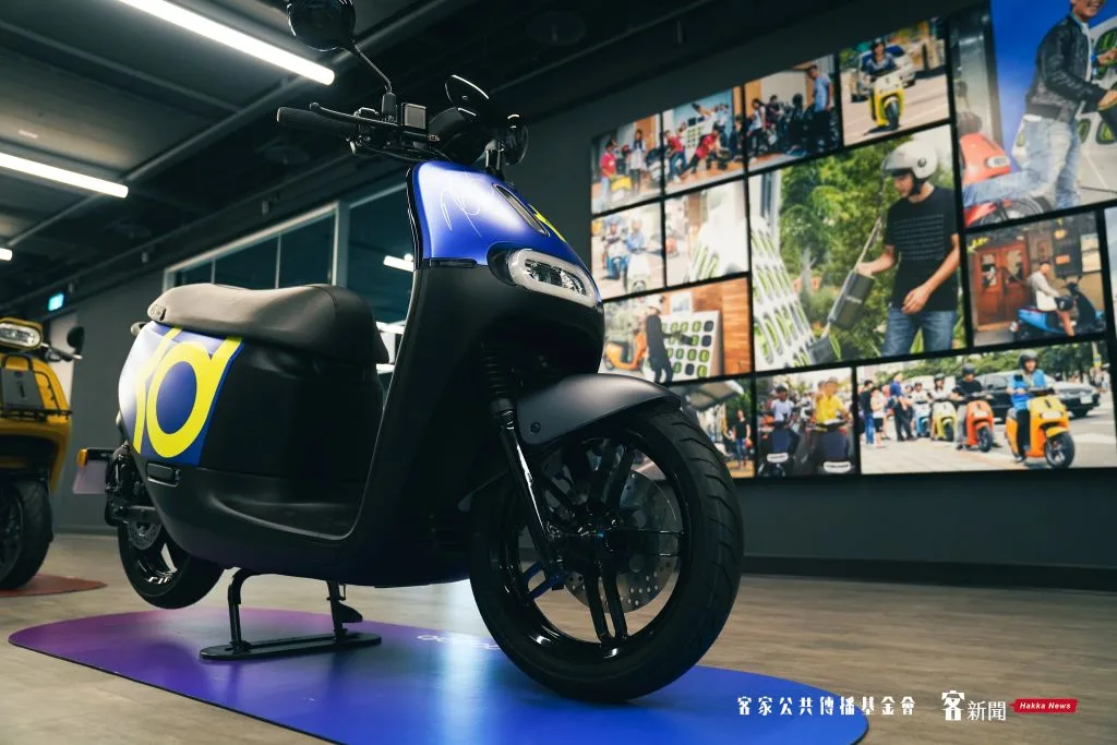 Gogoro 在台灣電動機車市場佔有率最高。宋佩遙攝。