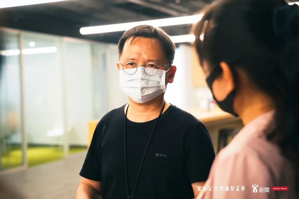 Gogoro 產品長彭明義闡述年度企業形象廣告的理念。宋佩遙攝。