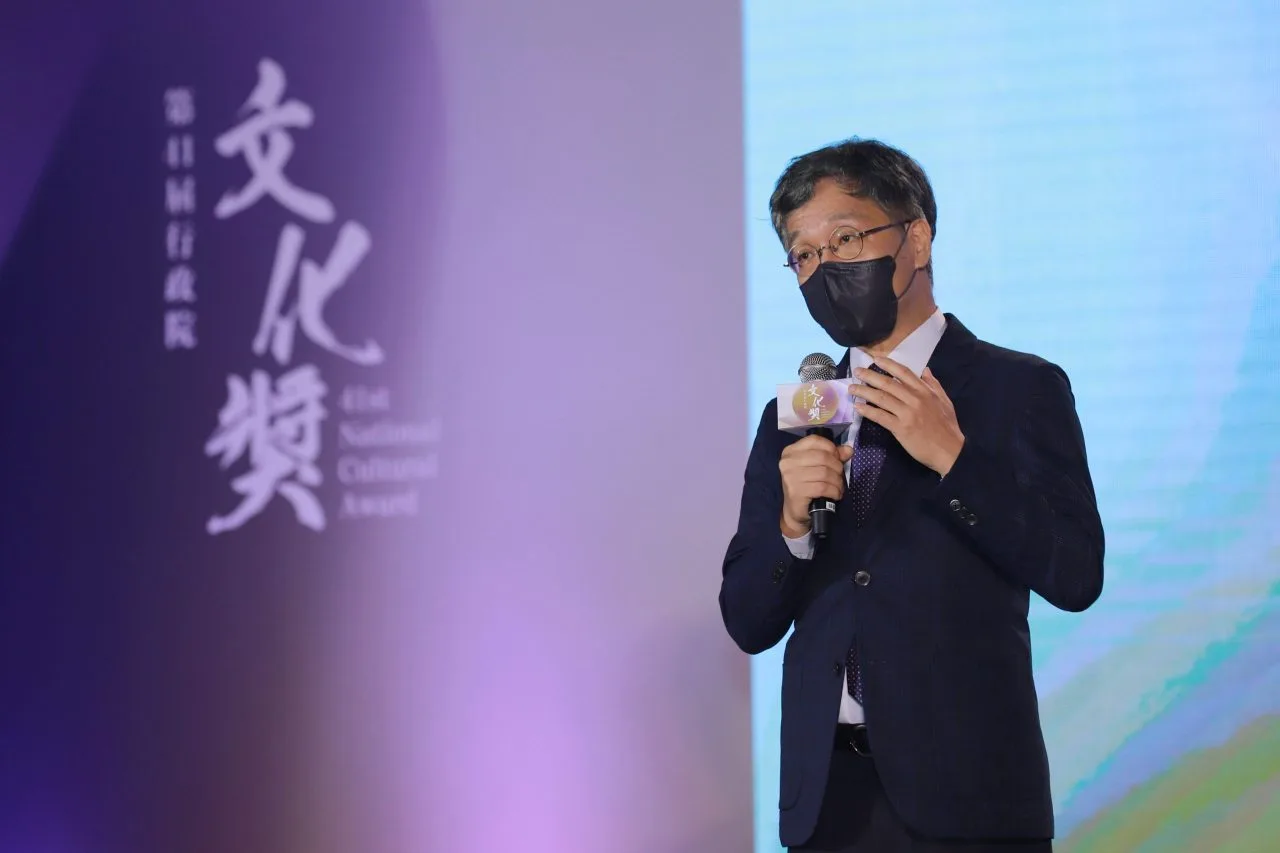 引言人致詞:國立臺灣文學館館長蘇碩斌。文化部提供