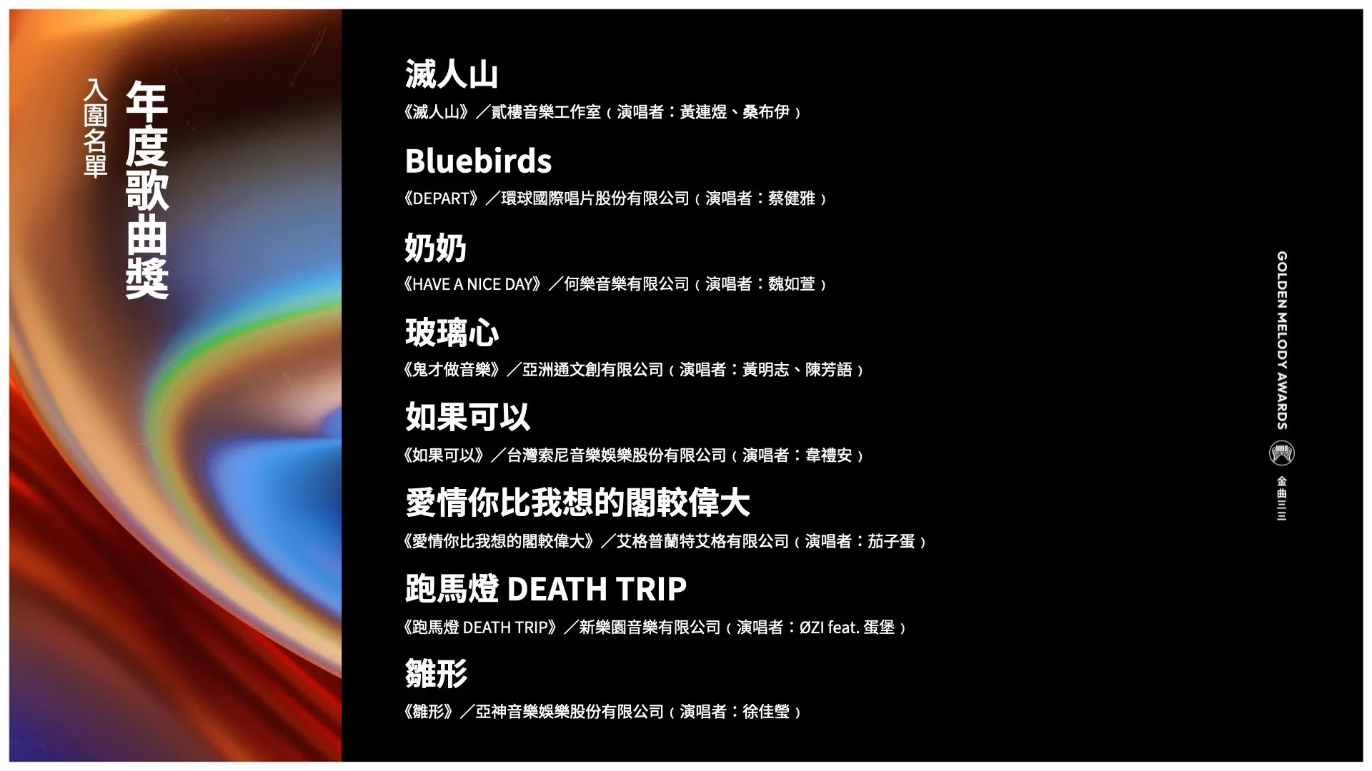 取自「金曲 GMA」臉書粉絲專頁。
