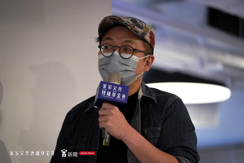 客家歌手劉榮昌。圖/宋佩遙攝。