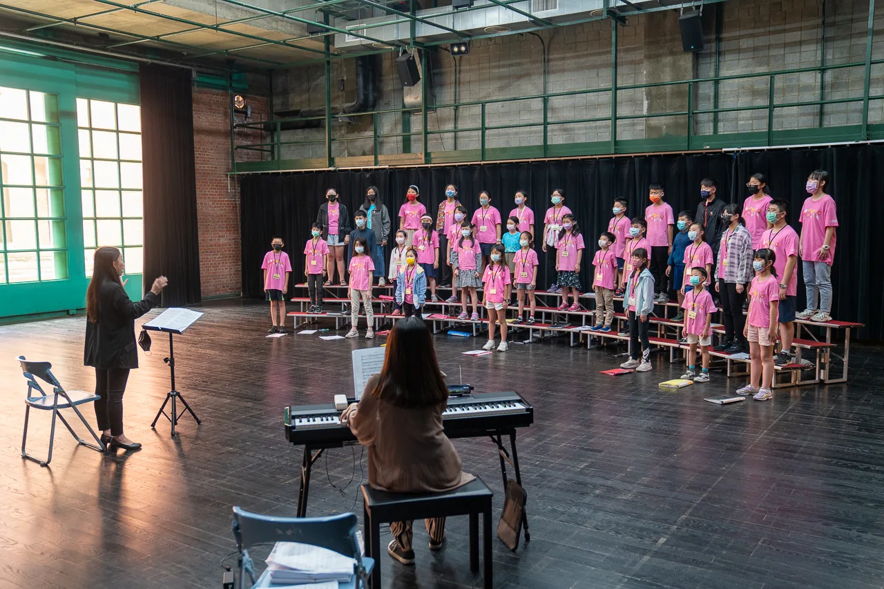 雖然是日常練習，但規格陣仗比照正式演出， 一點也不馬虎。范修語攝