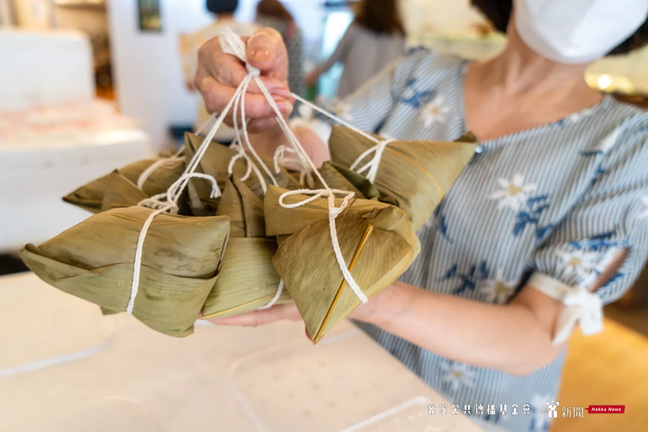 中壢精緻米食店櫻饌坊所販售的粽子。范修語攝