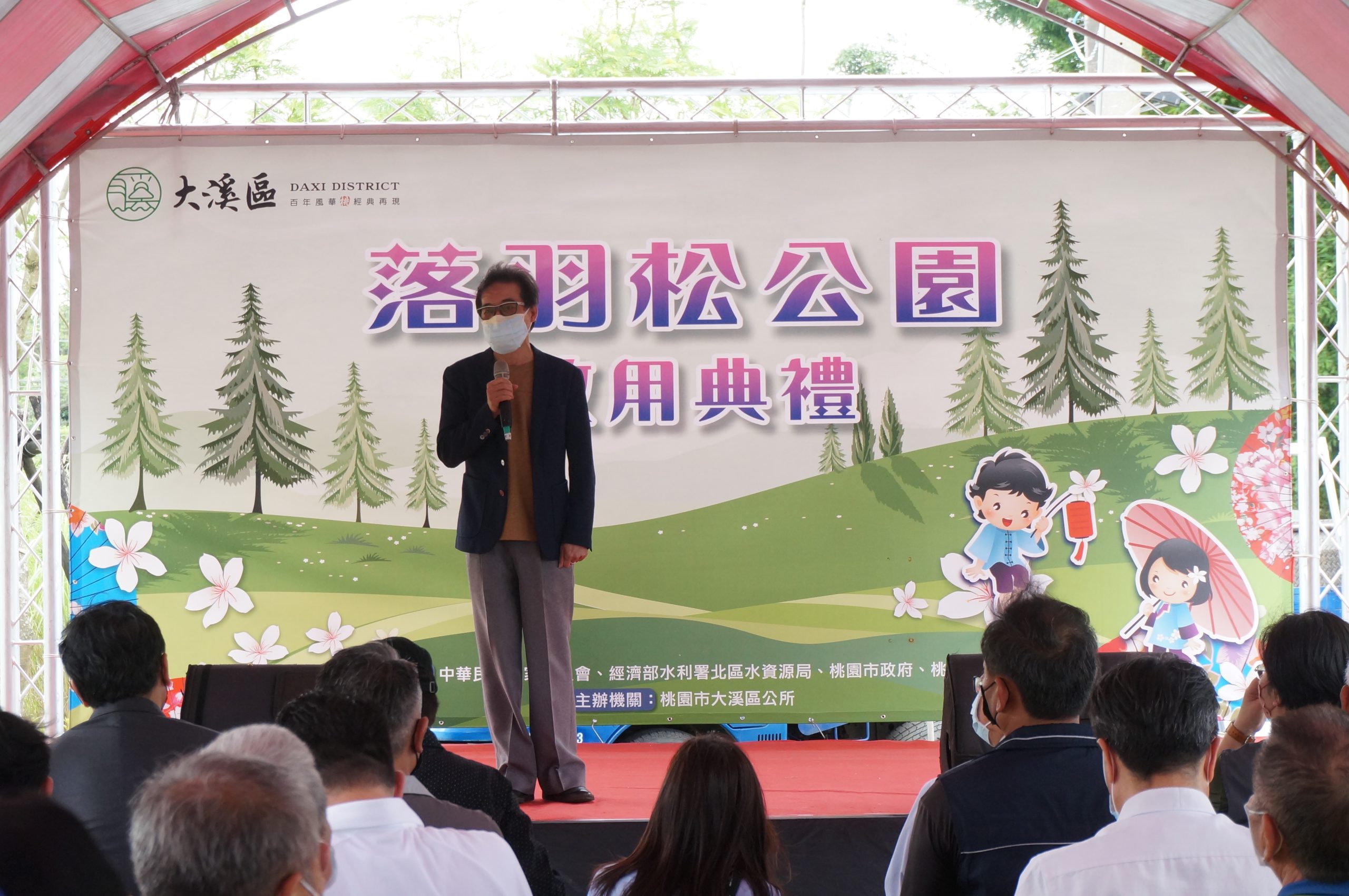 客委會副主委鍾孔炤致詞。客委會提供