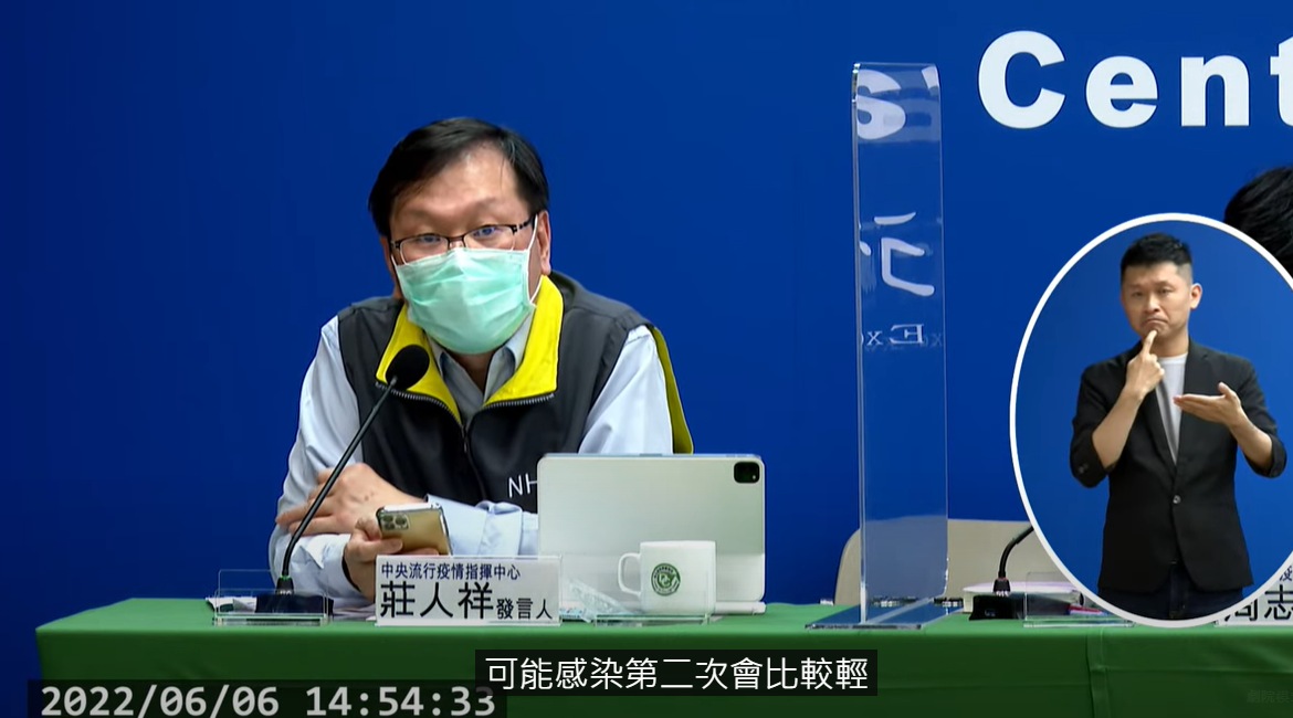 莊人祥：確診康復後也有機會再確診！