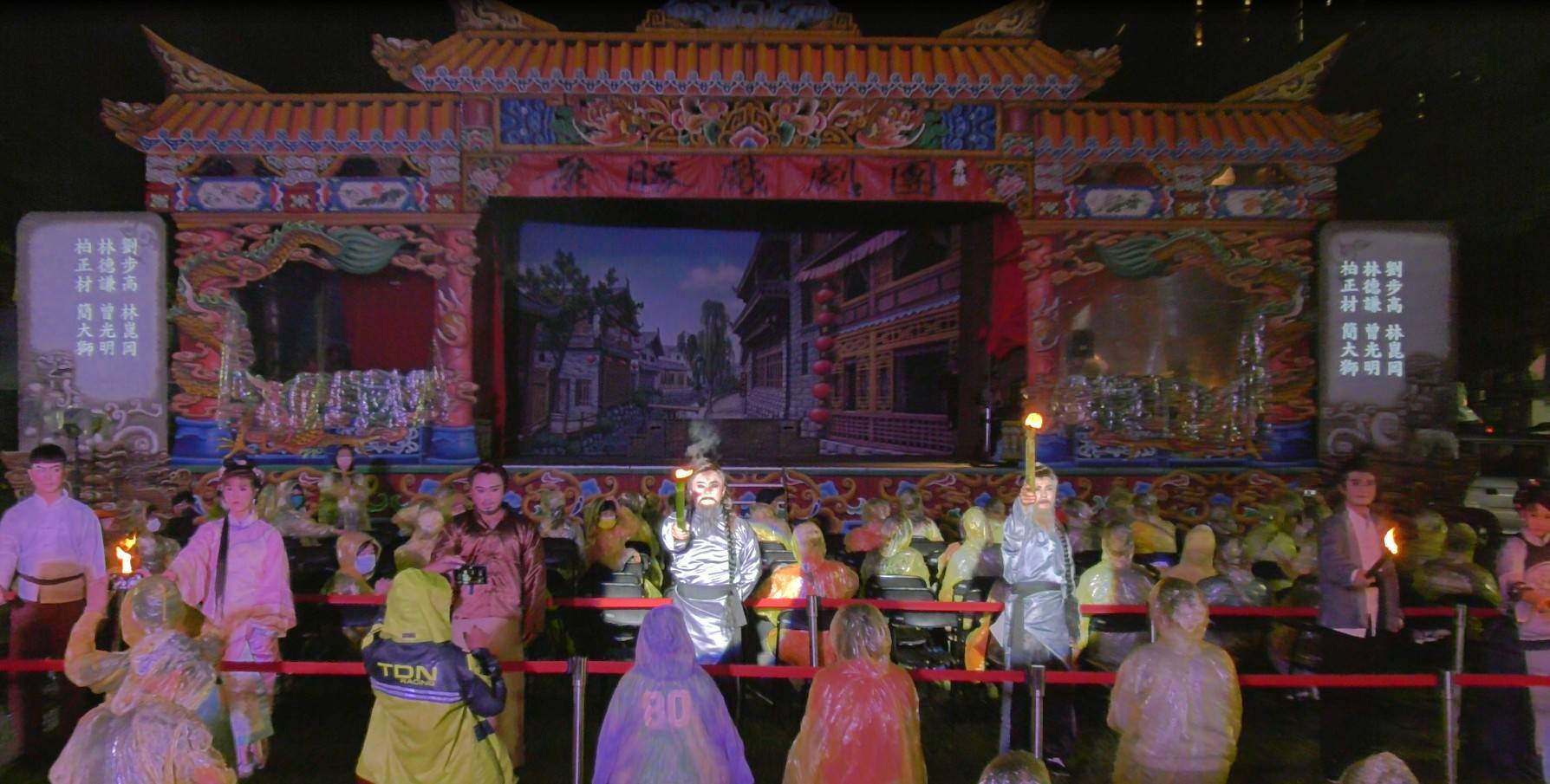 新編客家大戲”1895烽火安平鎮”的精彩演出。