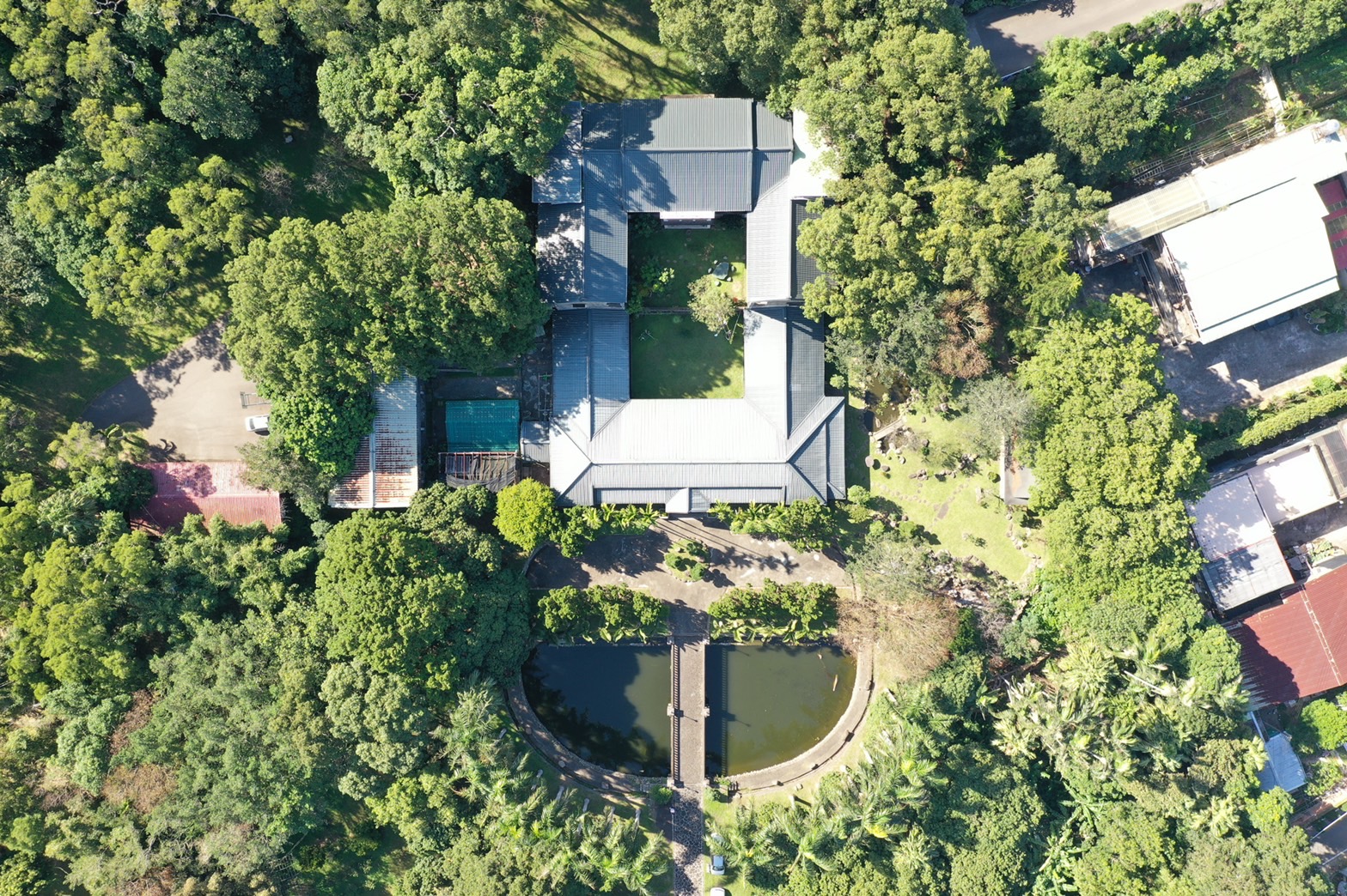 范朝燈故居是日治時期的建築代表作。新竹縣府提供