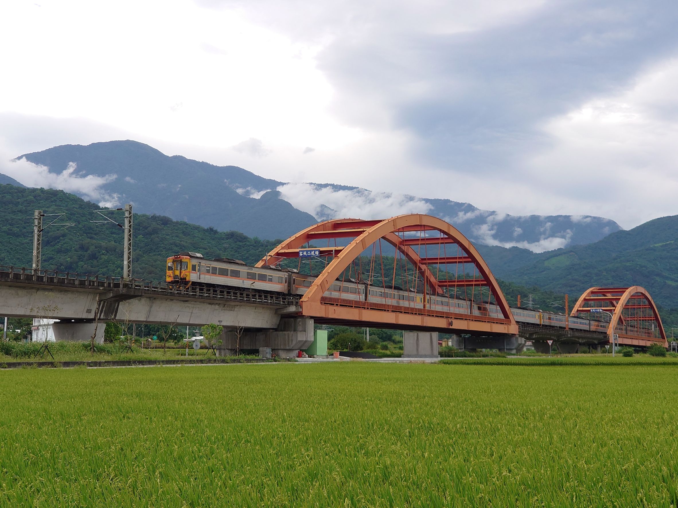 玉里知名拍照景點——客城鐵橋。李台源攝