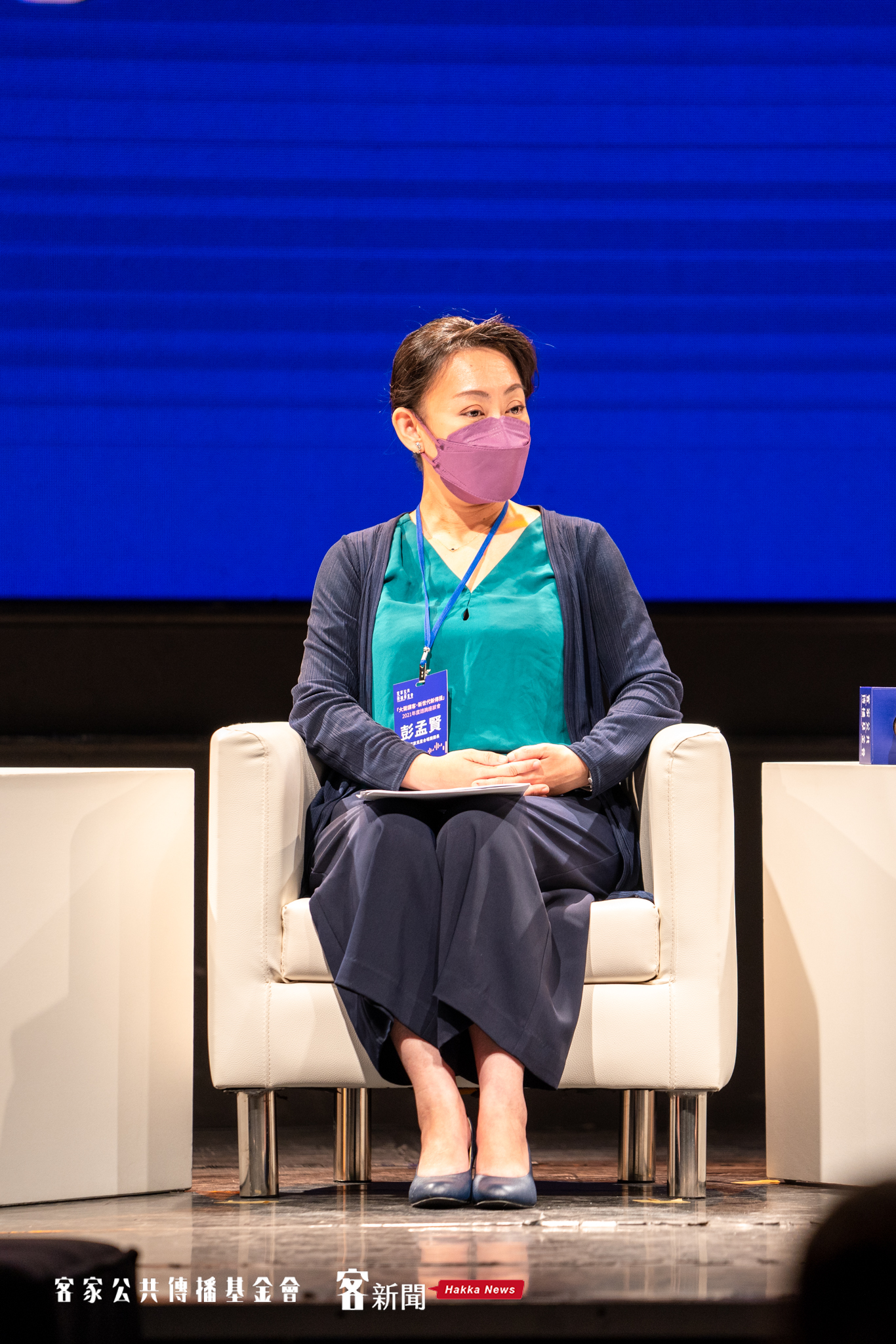 國立客家兒童合唱團團長彭孟賢。范修語攝