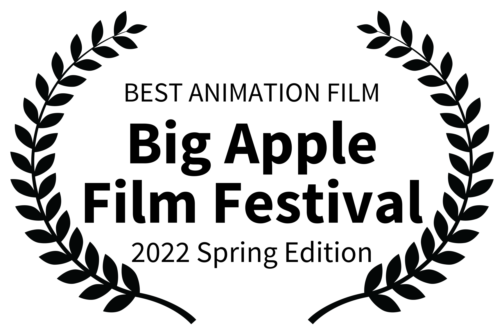 BEST ANIMATION FILM – Big Apple Film Festival – 2022 Spring Edition