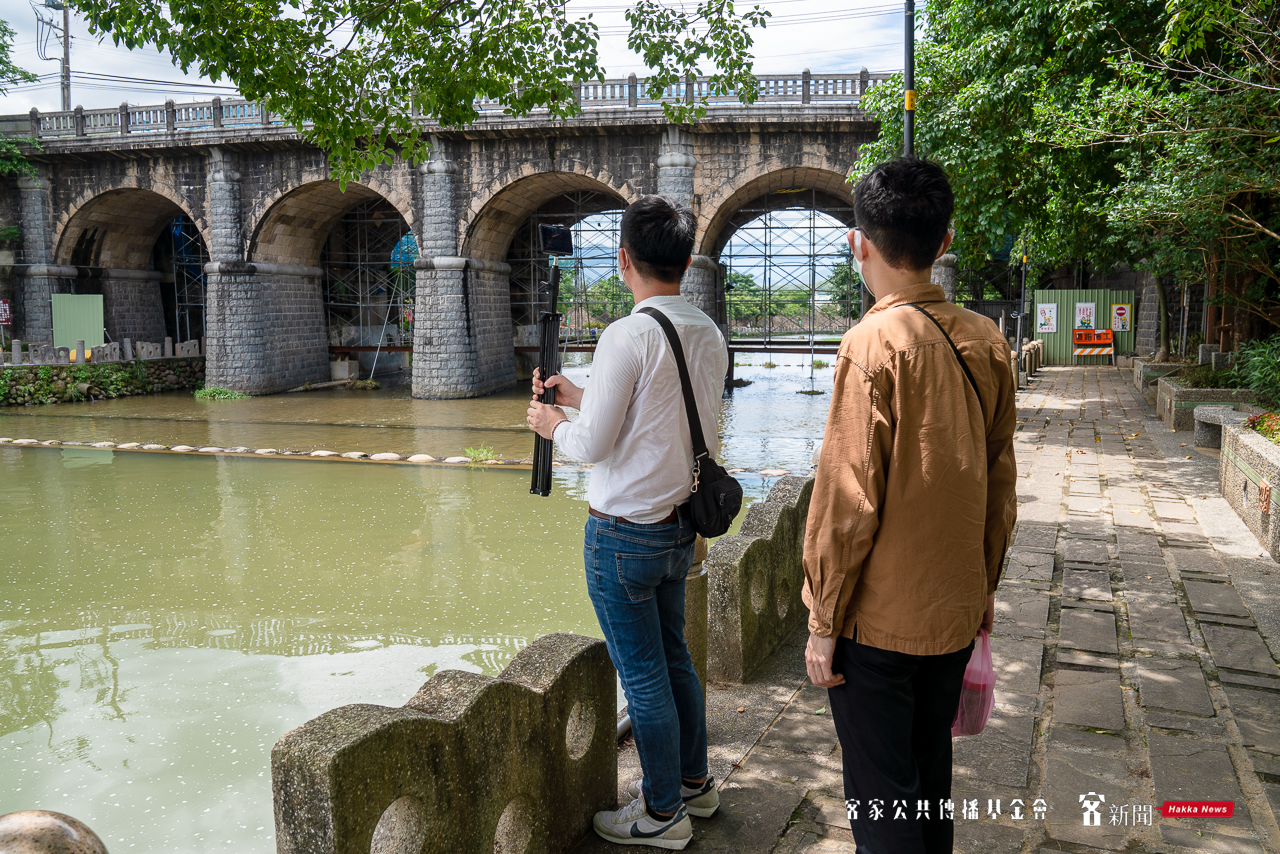 台三線景點,東安古橋、牛欄河親水公園。范修語攝