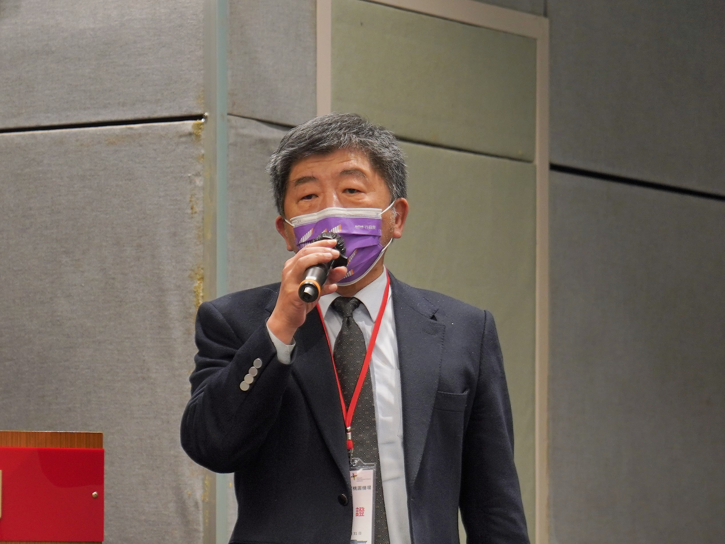 陳時中表示，今日已經提出辭呈，剩下就看蘇院長安排，並且遵照相關程序辦理。范修語攝（資料照）