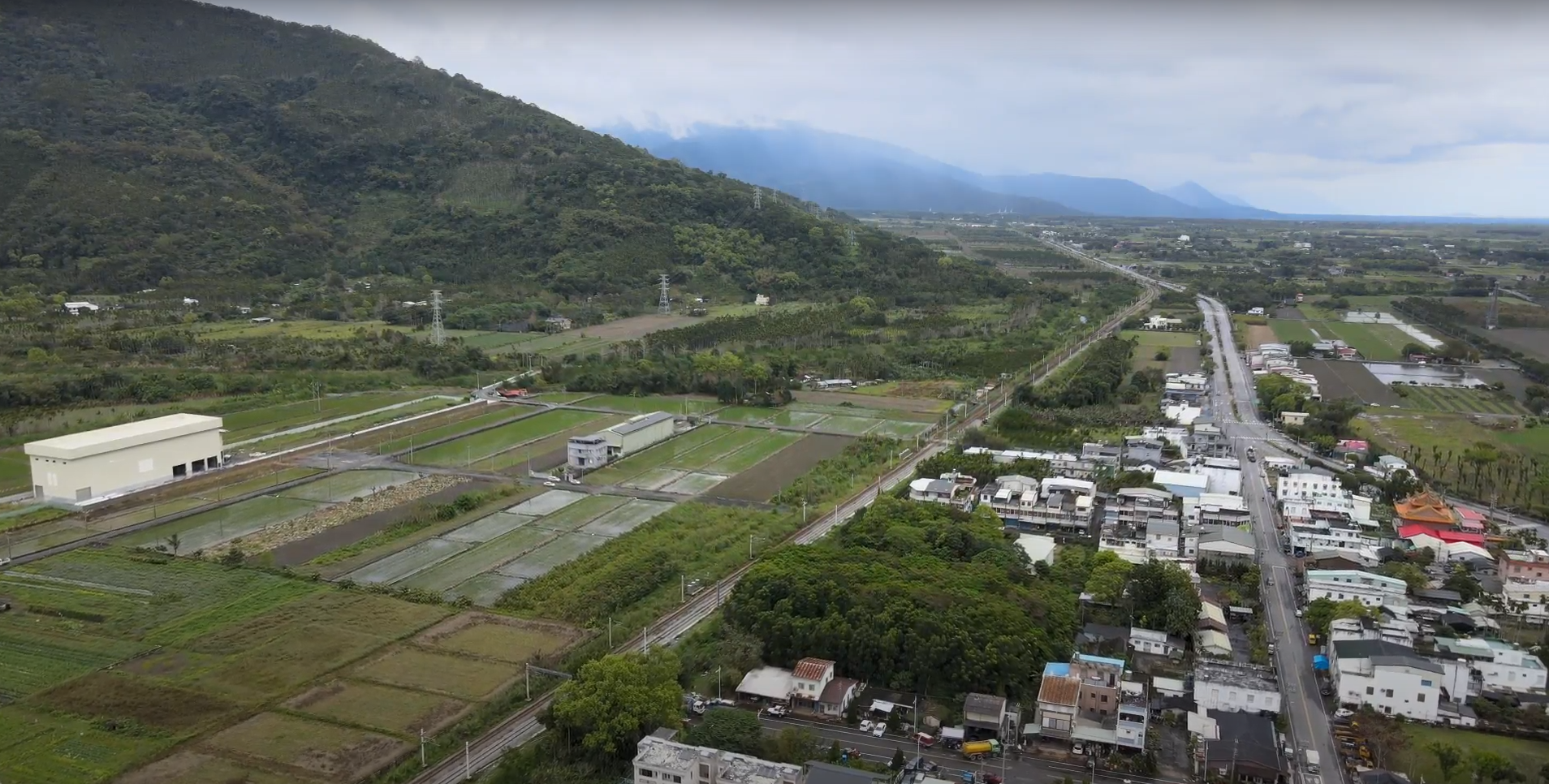 鳳林鎮市區。資料畫面