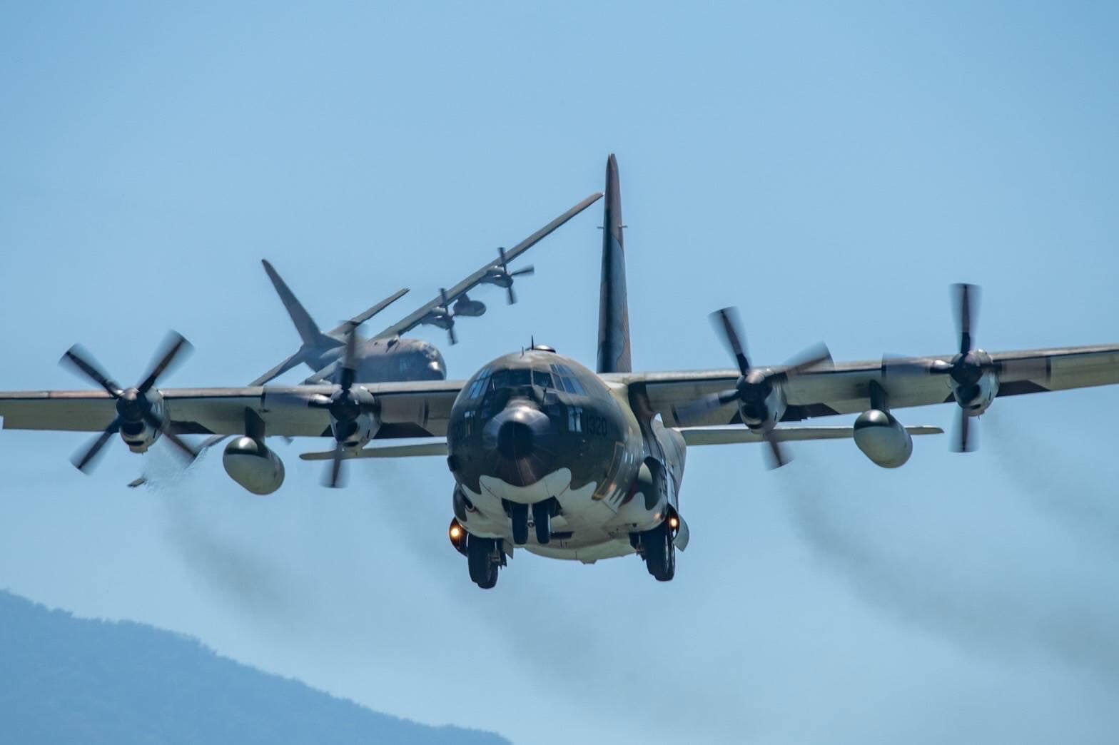 C-130H運輸機。翻攝中華民國空軍臉書