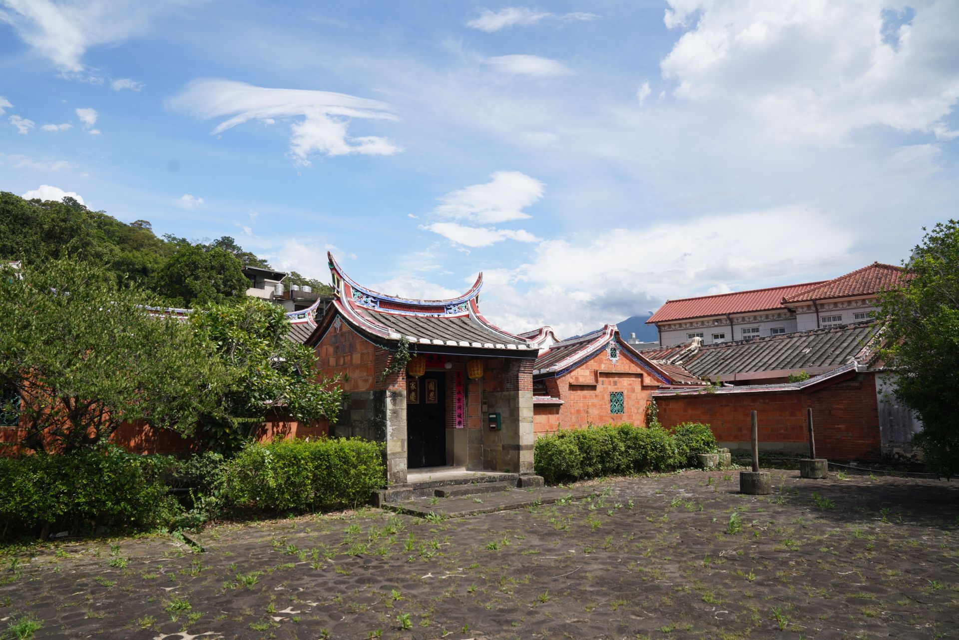 新竹縣北埔鄉國定古蹟金廣福公館。客傳會