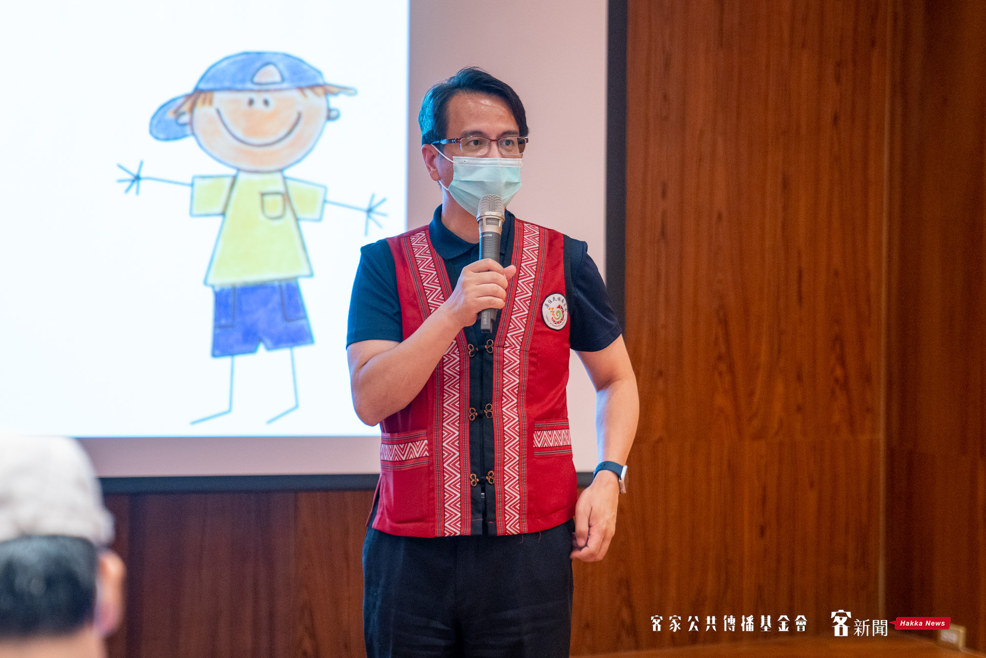 原住民族委員會教育文化處處長楊正斌。范修語攝