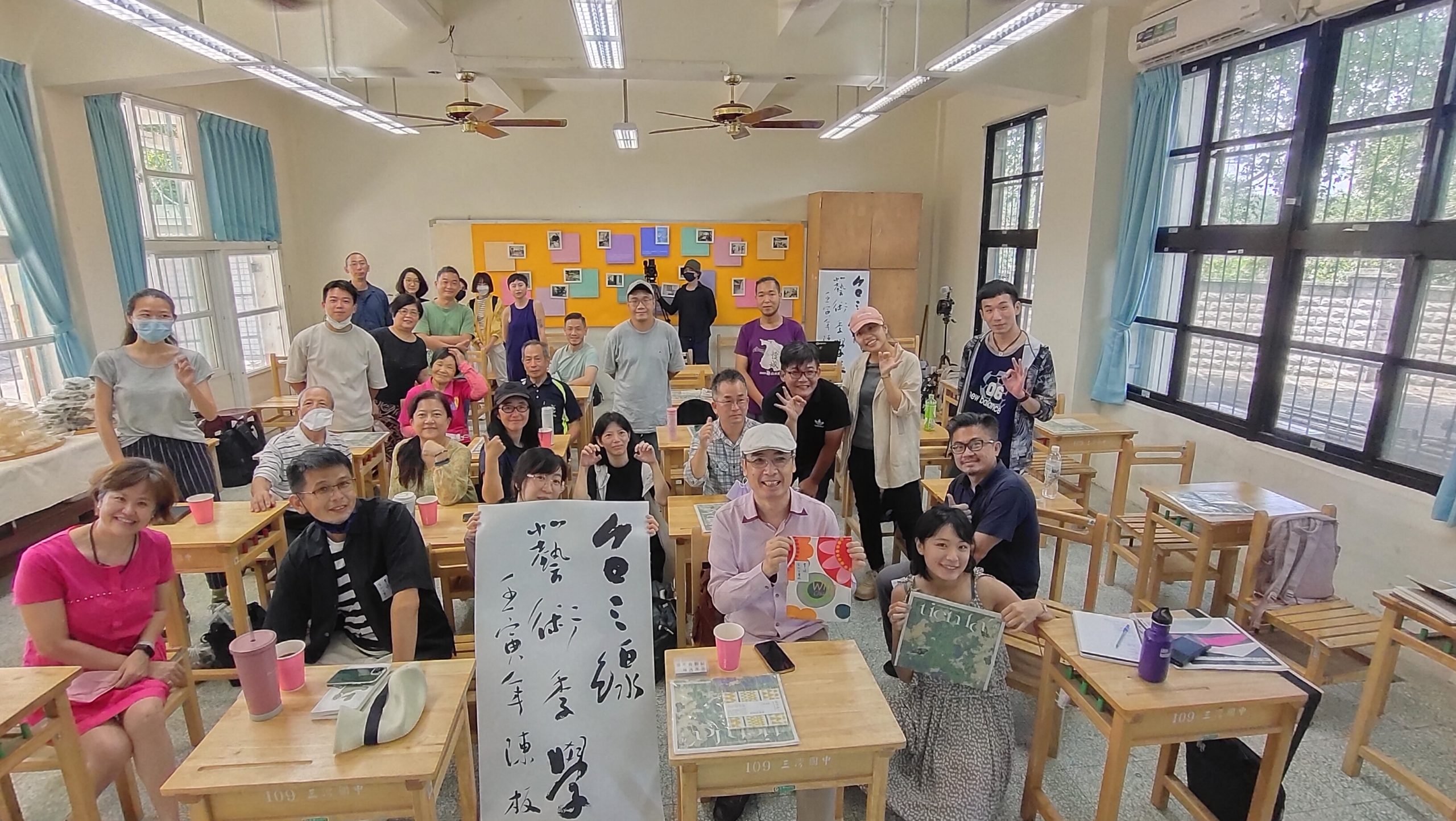 「台三線藝術季學校」客庄生活美學基地「第一次交流工作坊」。蘇佑昇攝
