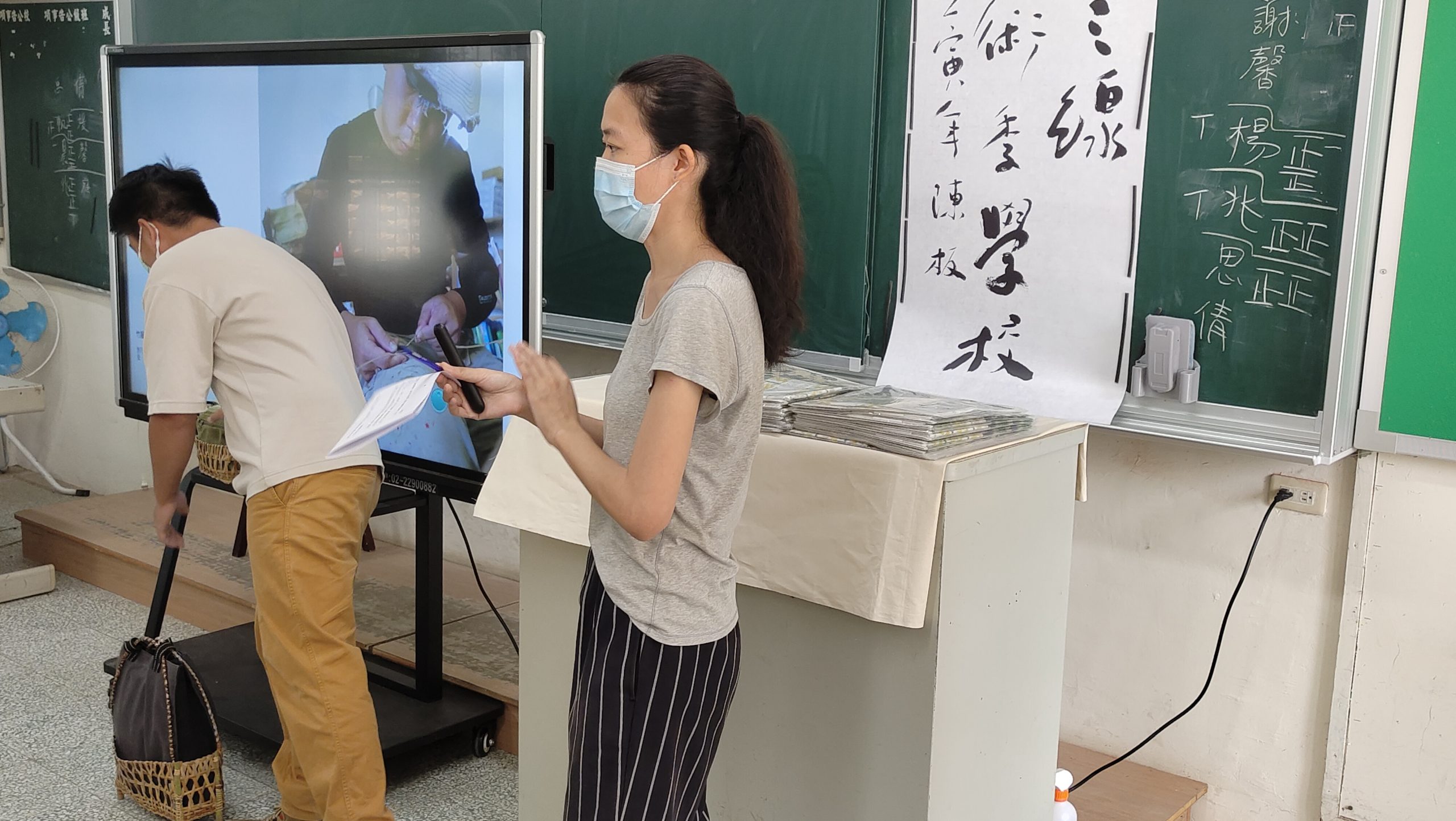 苗栗在地青年溫心榆，和大家分享聯庄工作室，透過社區營造串連在地能量的心得。蘇佑昇攝