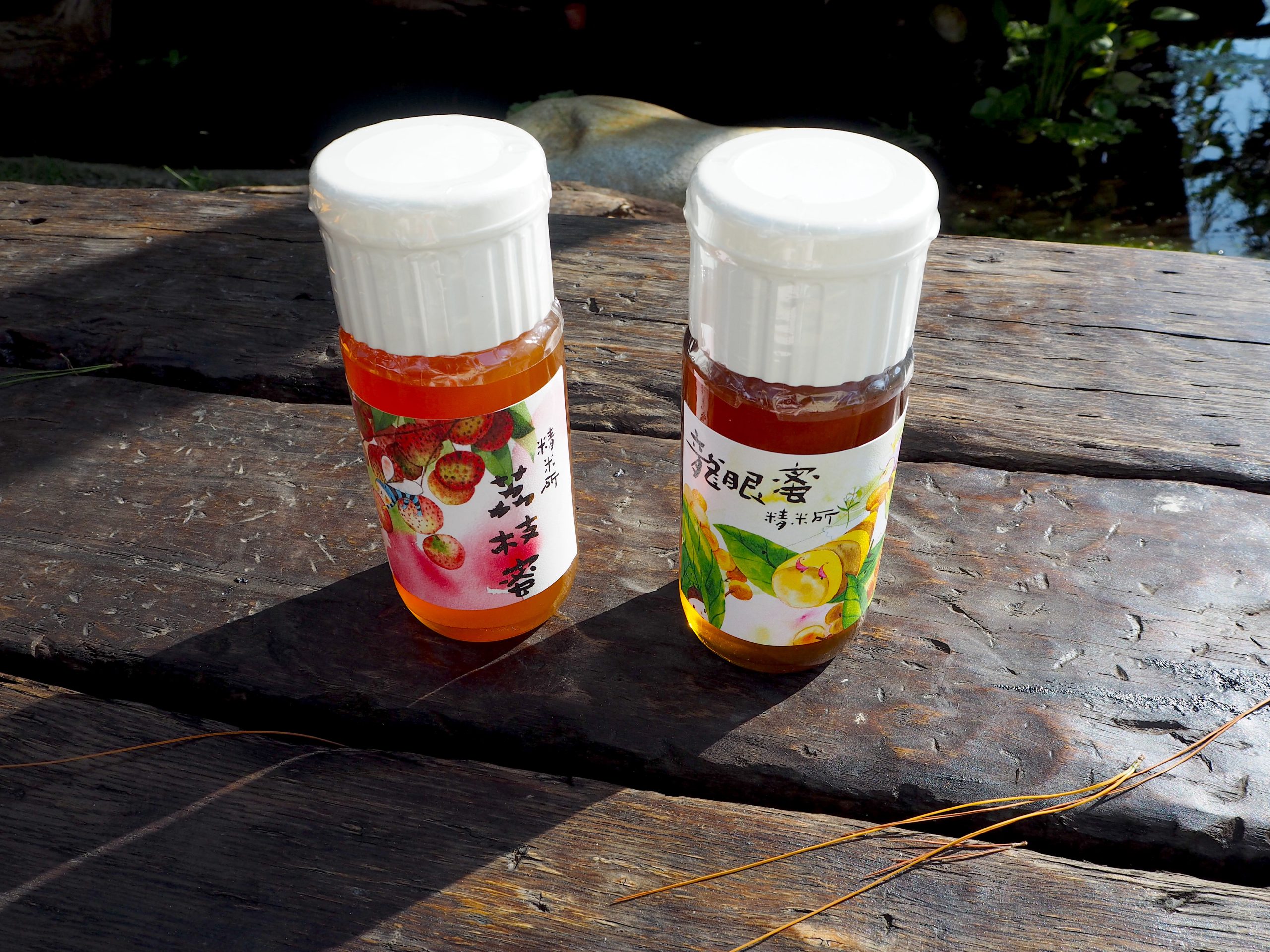 荔枝果醬與蜂蜜。蕭秀琴攝