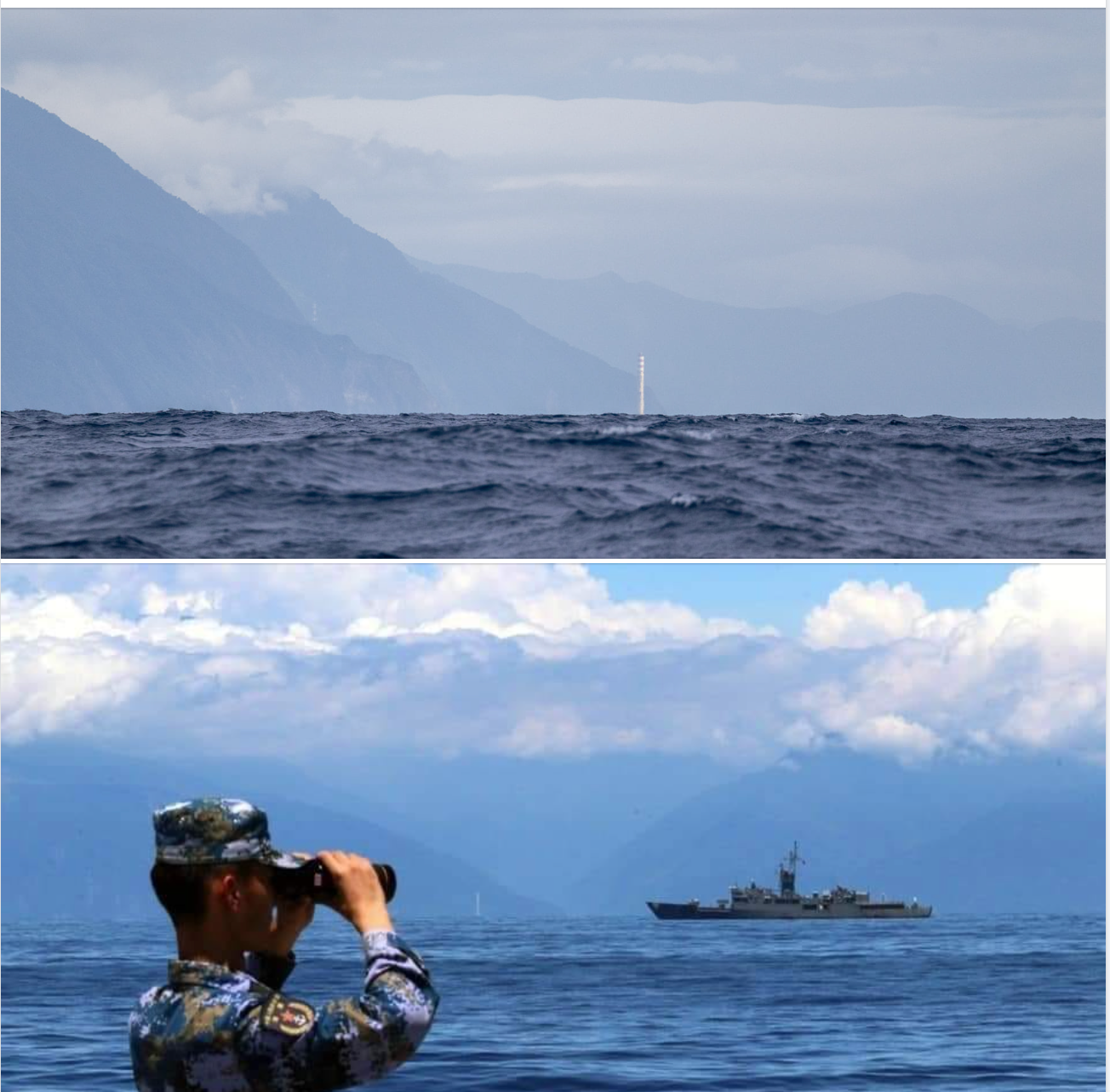 中國軍艦逼近和平電廠是假訊息