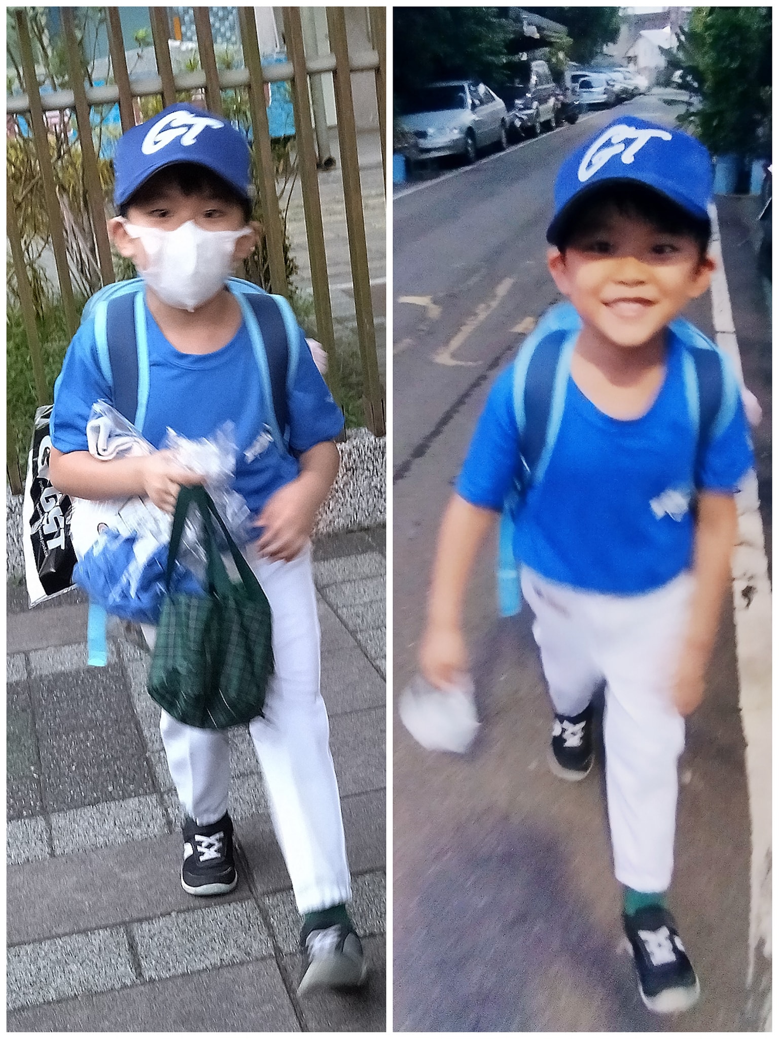 玲旭最近加入學校棒球隊,兩夫妻都會在家裡陪孩子練習打棒球,回家後的練習也是全程客語!徐美婷提供。