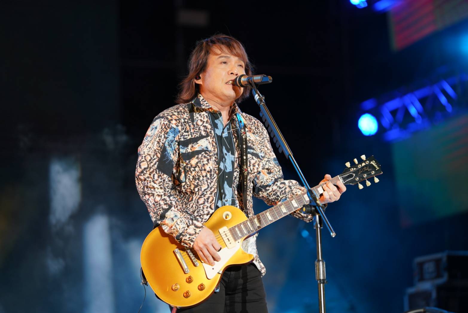 伍佰演唱。洪俊傑攝