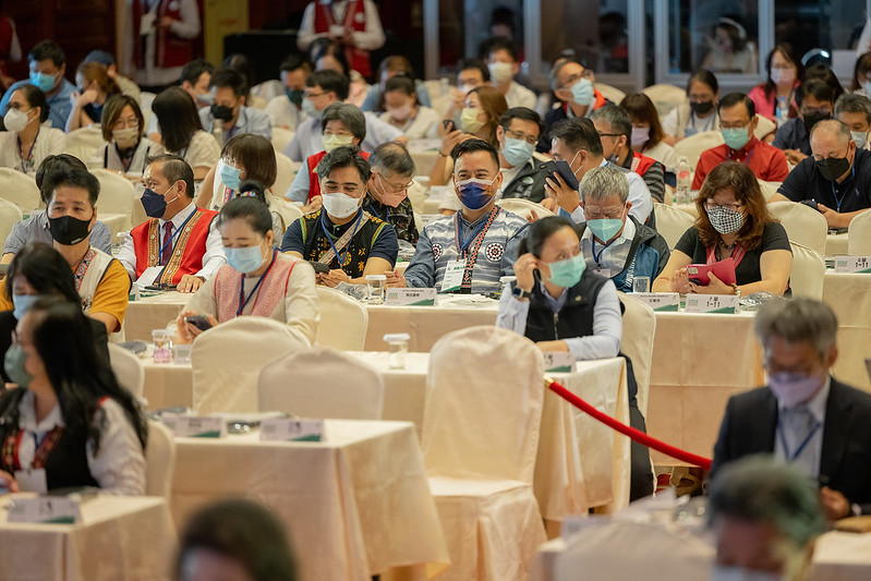 2022年原住民族原權論壇開與會來賓。總統府提供