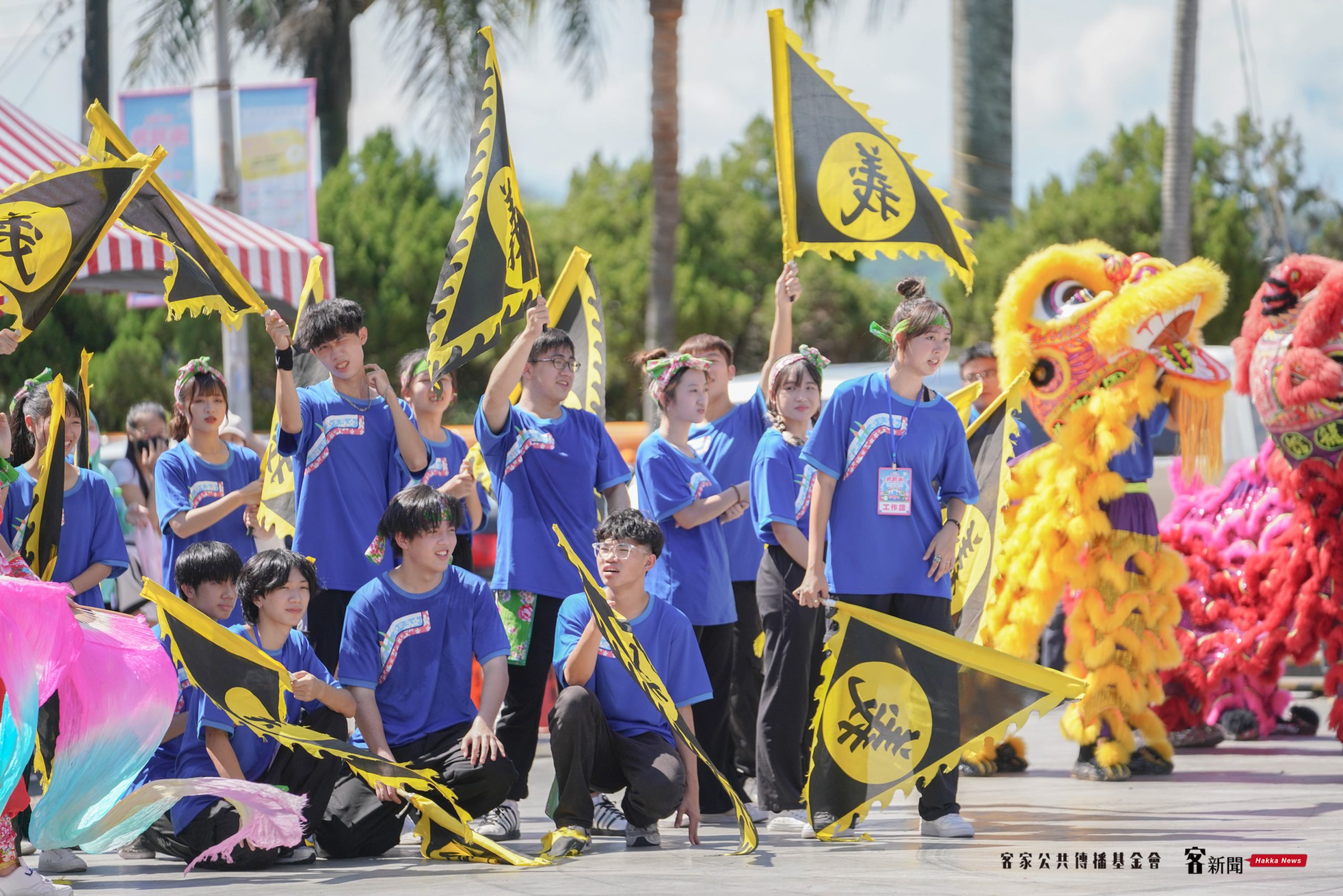 忠義黑旗義民軍,義起嗨跳。洪俊傑攝