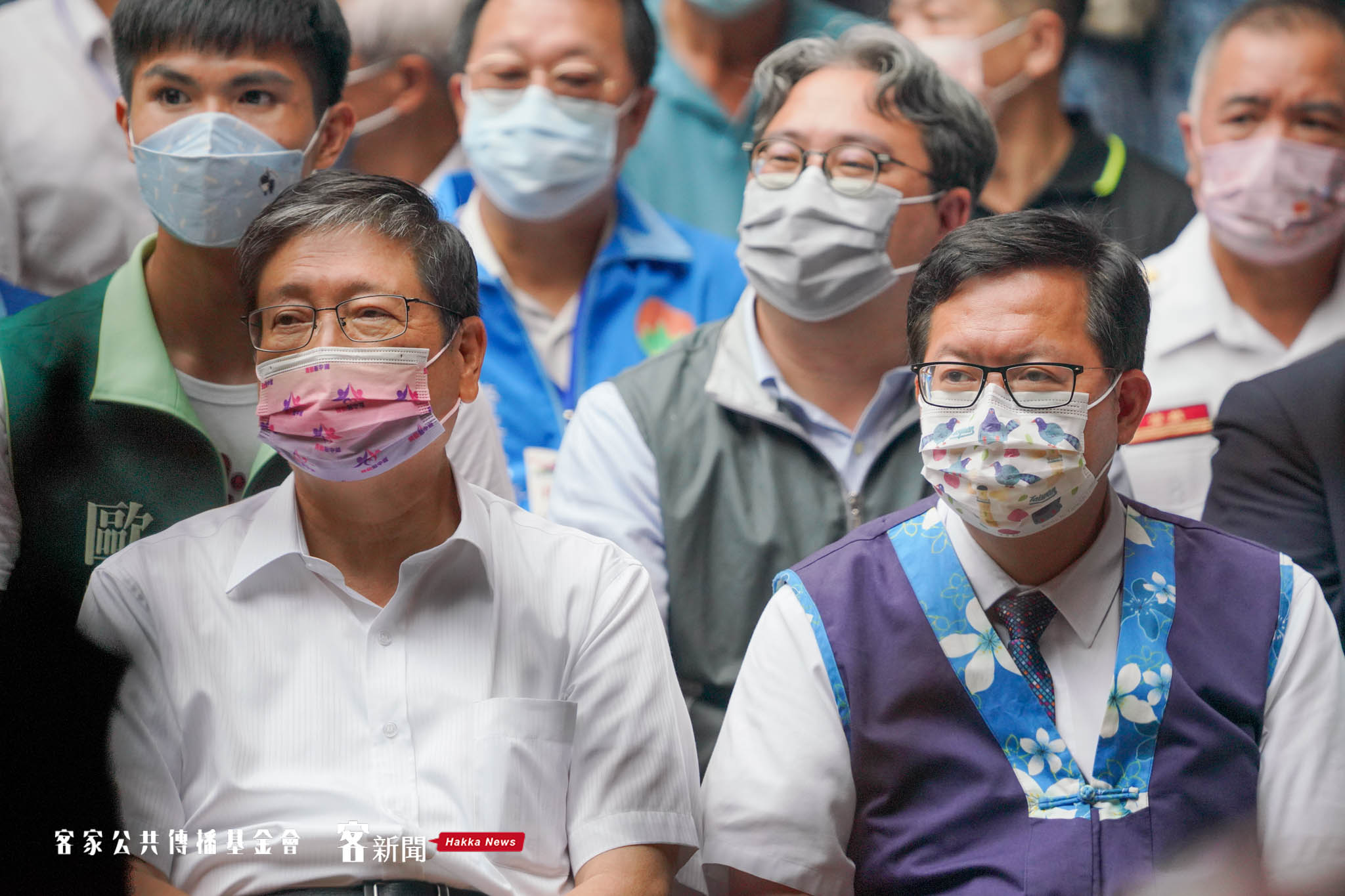 桃園市長鄭文燦與新竹縣長楊文科皆出席,展現對客家的重視。莊勝鴻攝