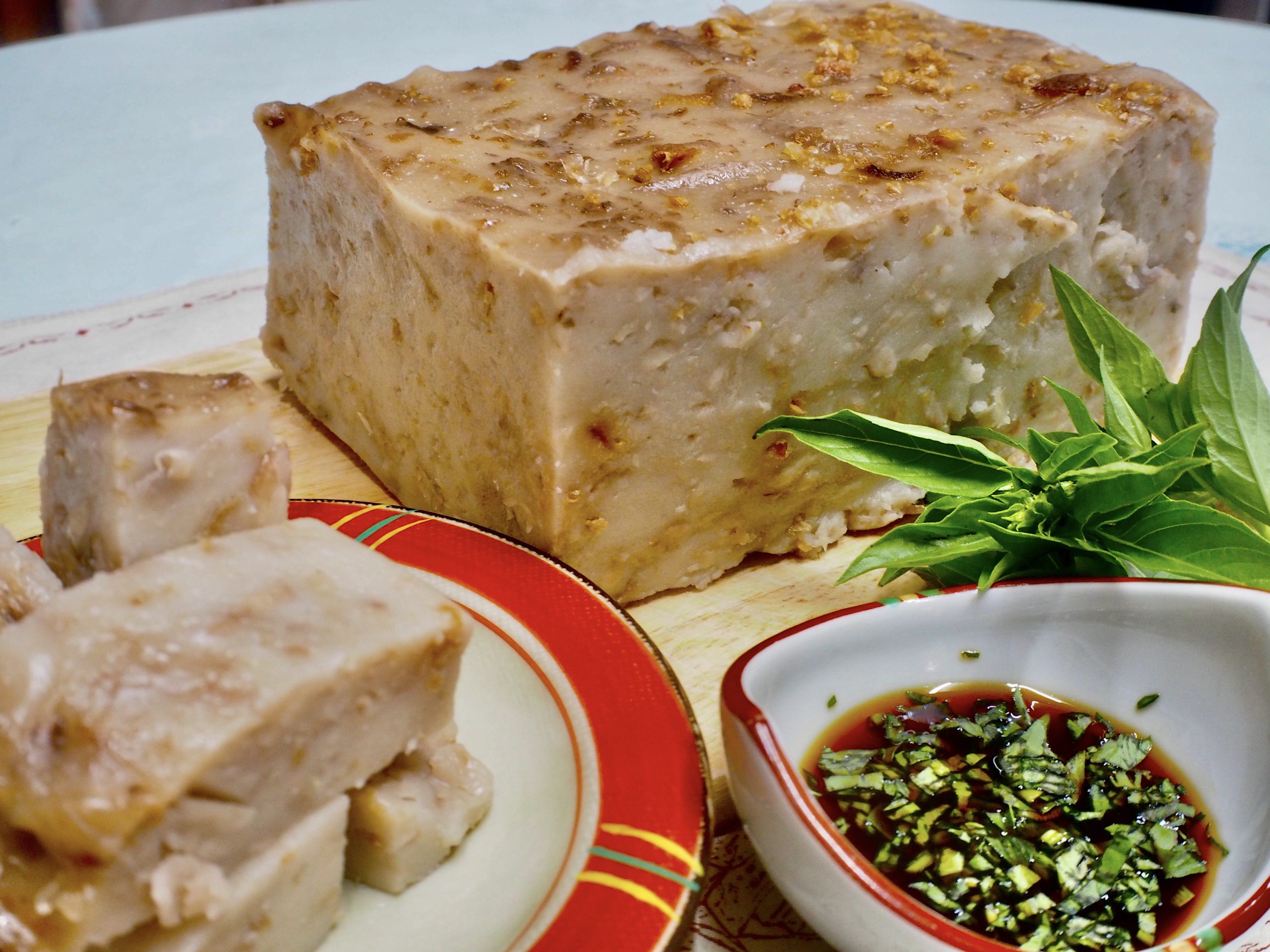 芋仔粄是南部客家人中元節用的米食。蕭秀琴攝