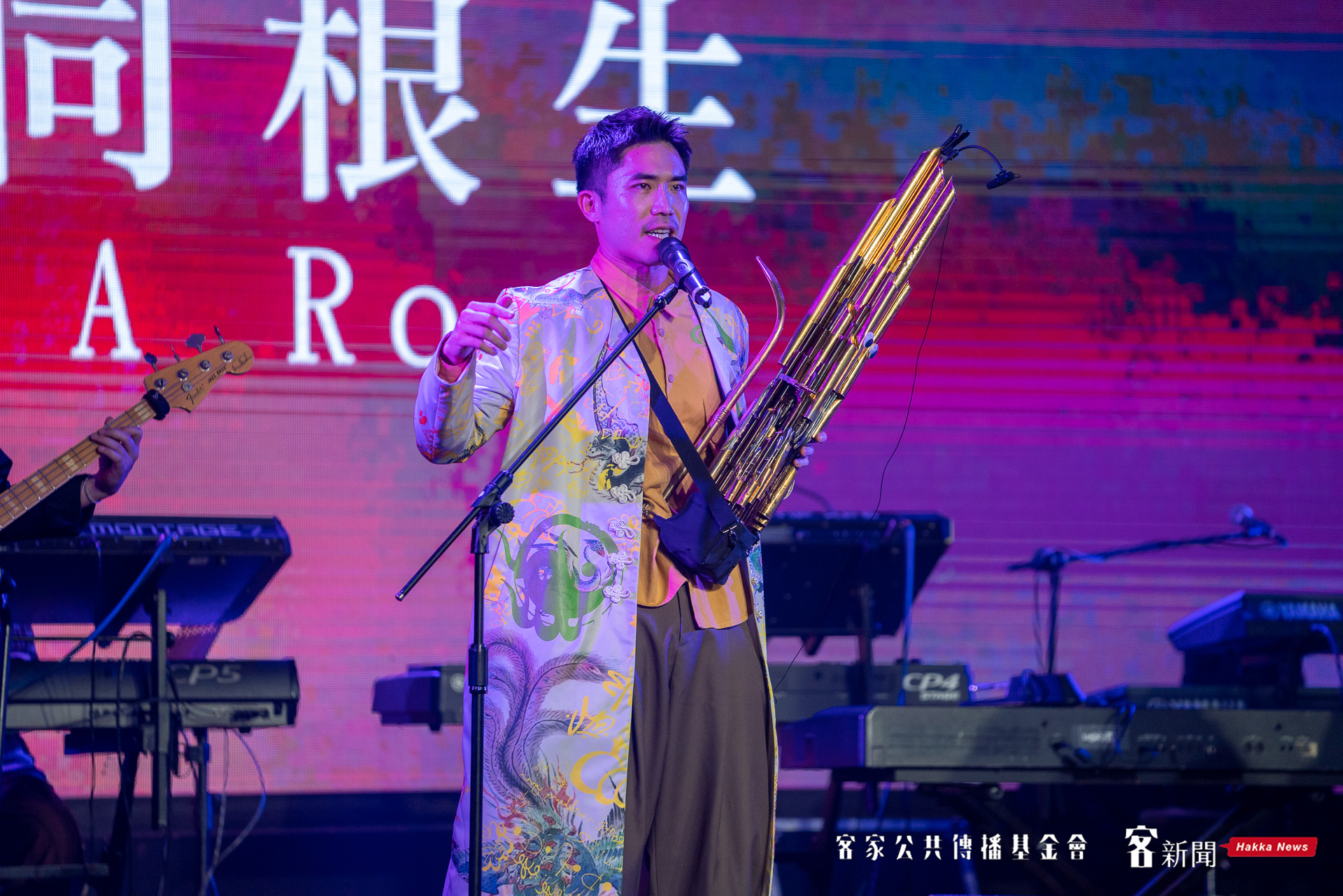 「同根生A Root」團長楊智博說，他們以前便曾創作客語歌曲〈山鬼阿妹〉。范修語攝