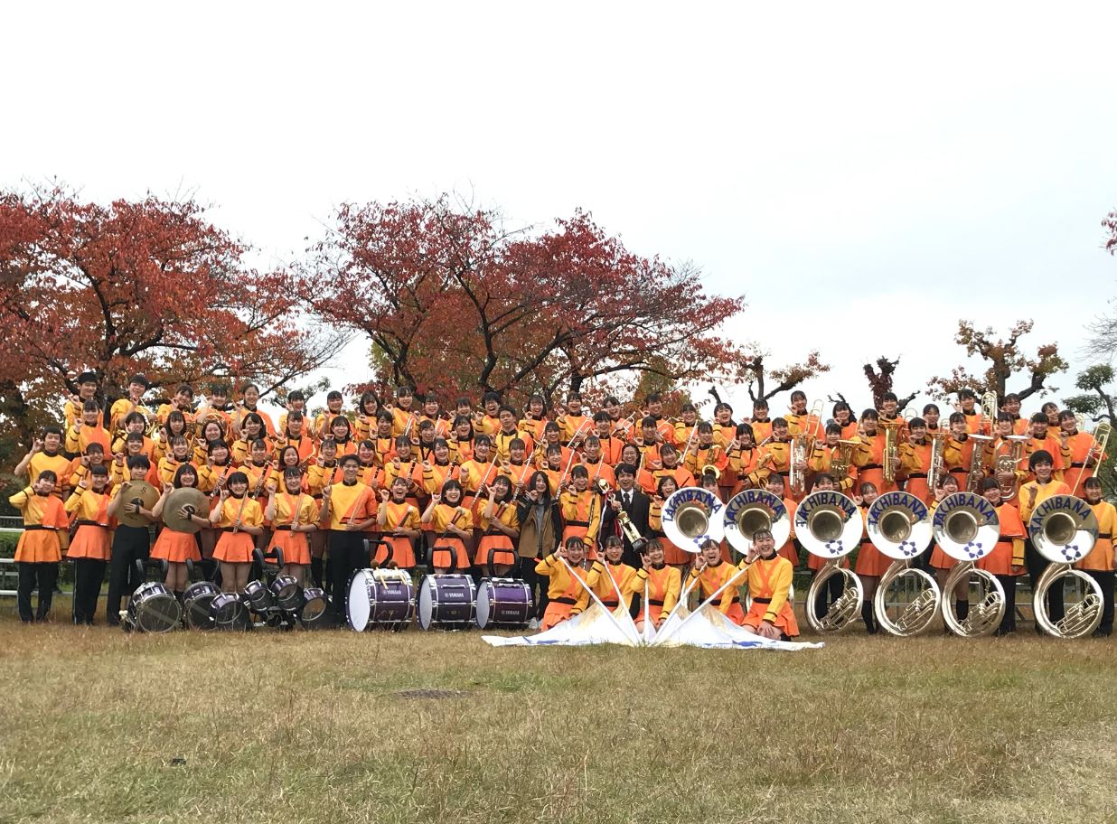 日本京都橘高校吹奏部將來台參加國慶大會演出。圖為京都橘高校活動照。取自rocbirthday.tw