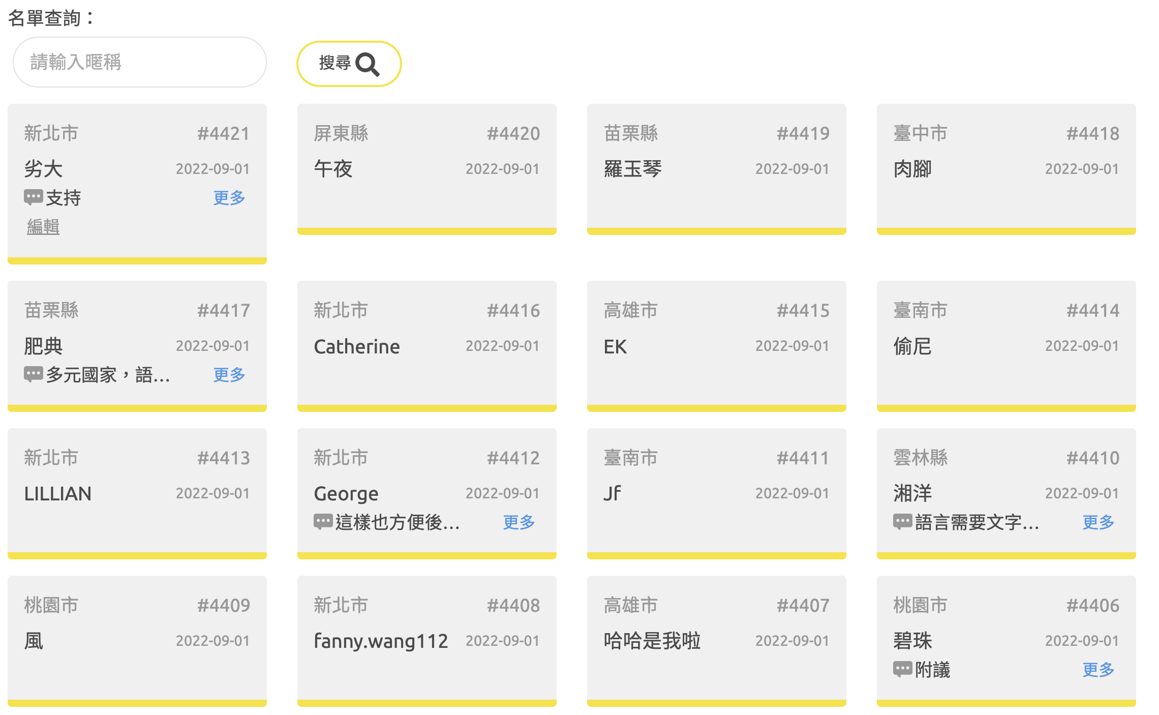 昨湧入大批支持者連署。