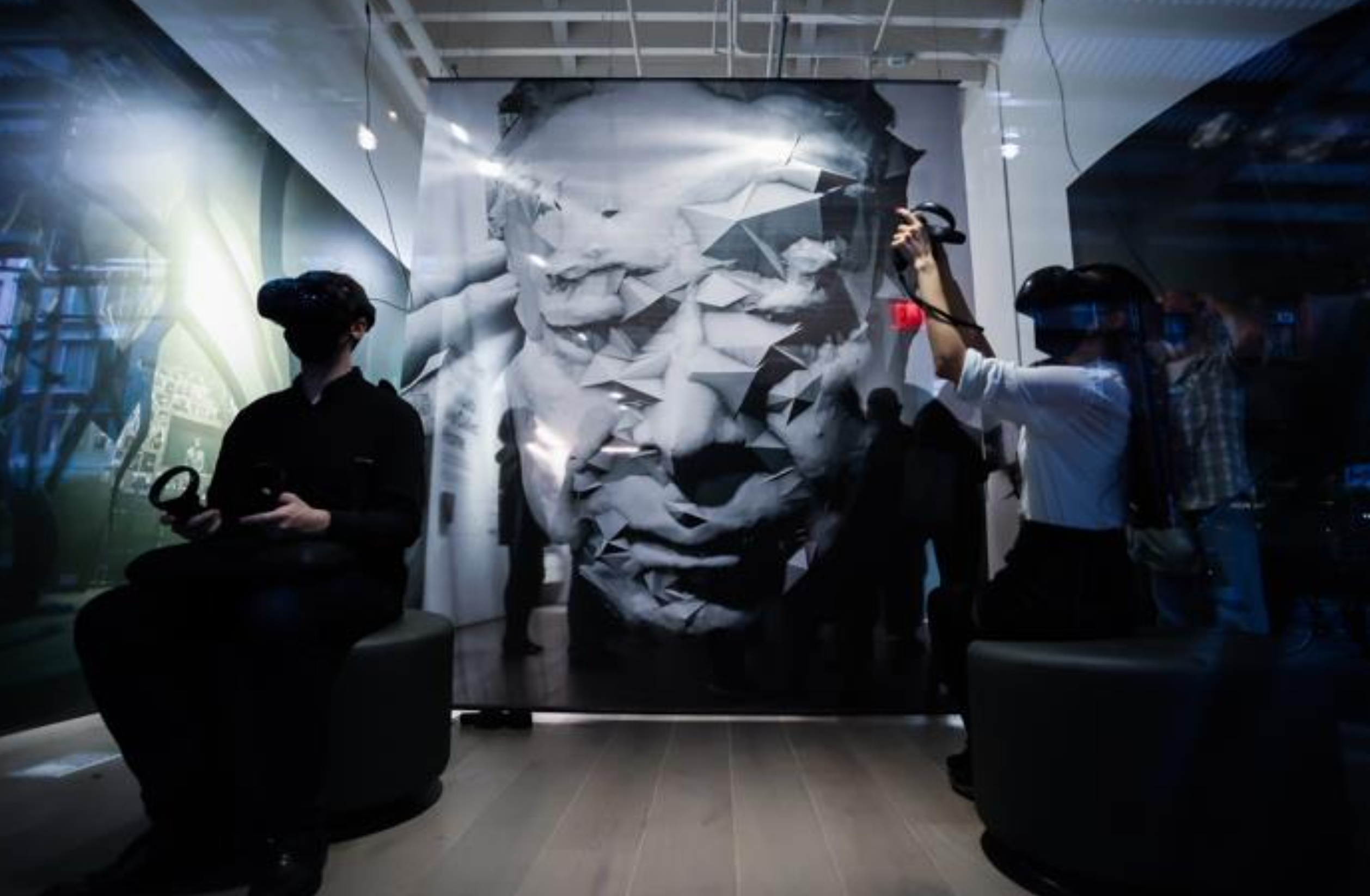 VR藝術家黃心健紐約首場個展　排隊人龍爭睹台灣新媒體