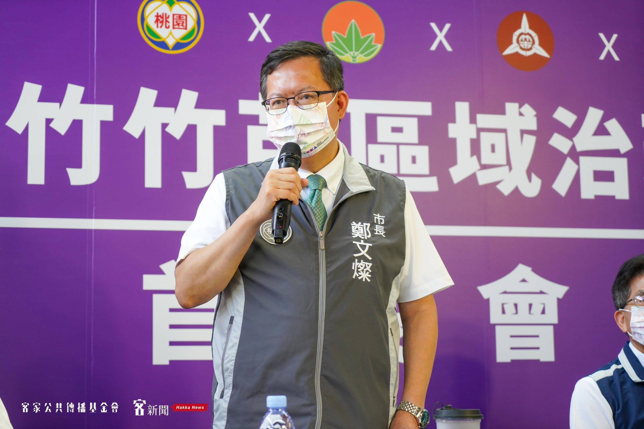 鄭文燦表示，希望世界客家博覽會成為台灣客家的重要主題慶典。宋佩遙攝