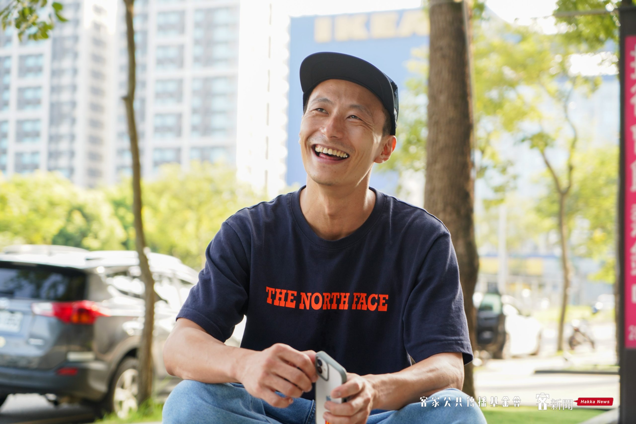 Elmo戴家昀接受客新聞專訪。宋佩遙攝