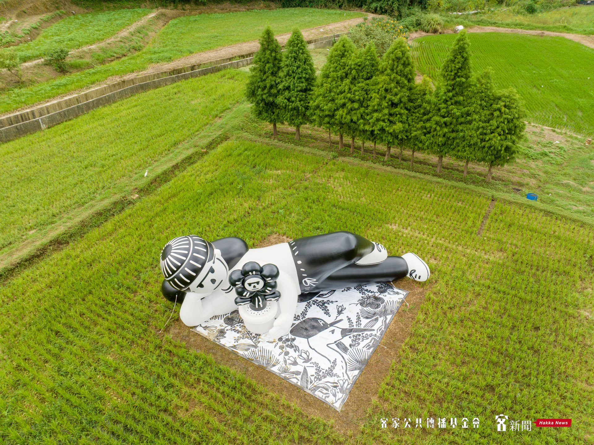 2022香山濕地藝術季作品《放空時光》。范修語攝