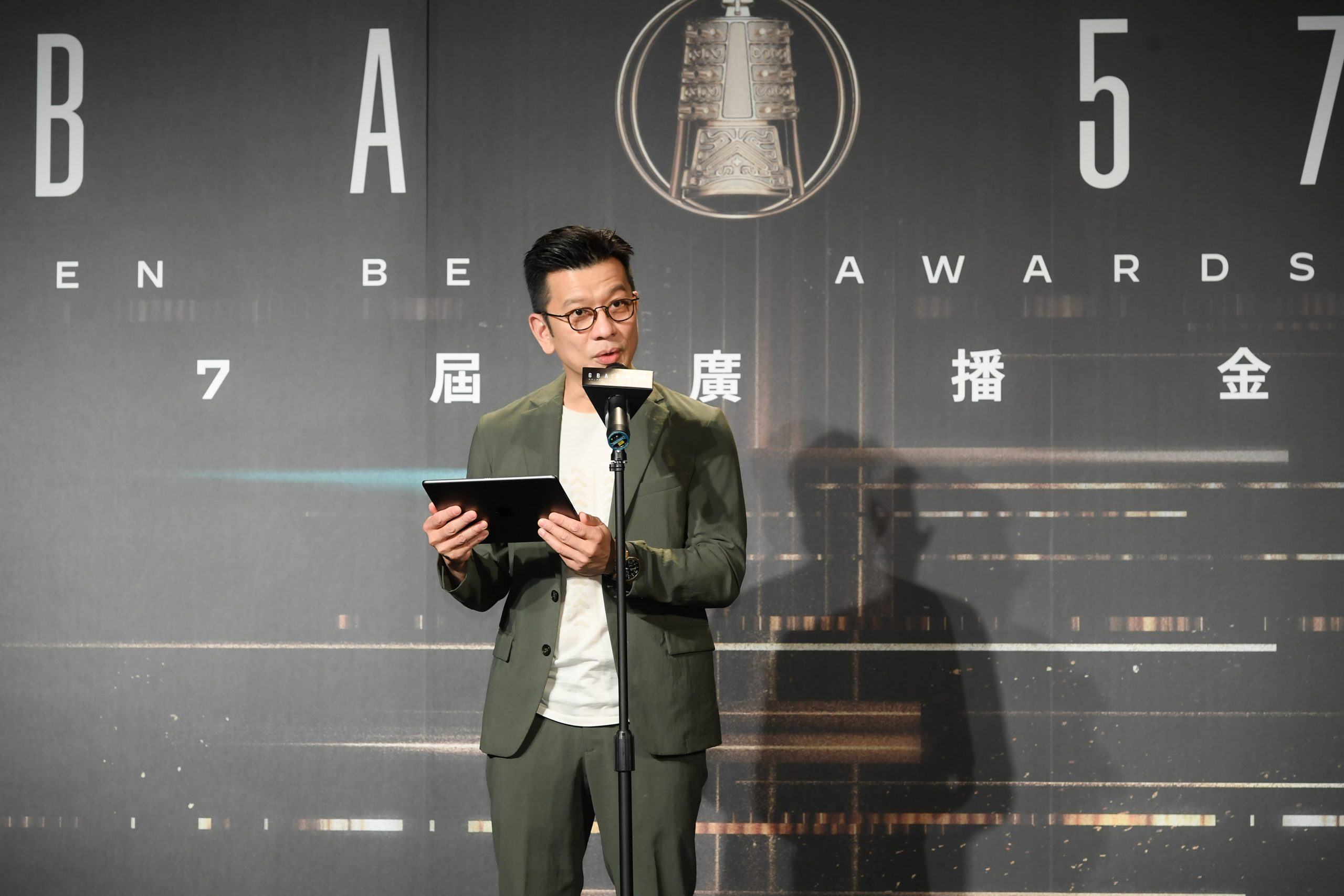 廣播界最高榮譽「第 57 屆廣播金鐘獎」評審團主委陳子鴻。蘇佑昇攝