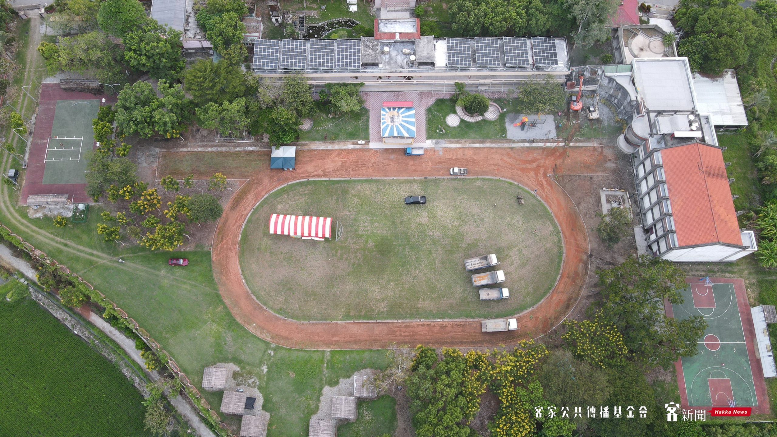春日國小空拍畫面曝光。宋佩瑤攝